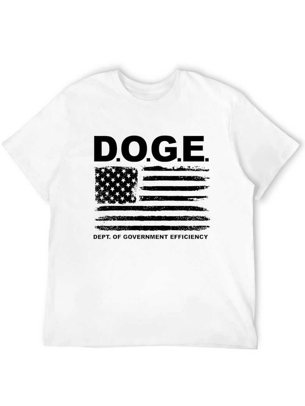 D.O.G.E. Dept. of Government Efficiency American Flag T-Shirt