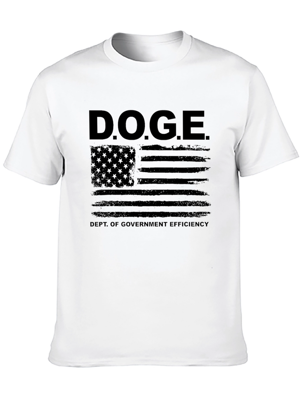 D.O.G.E. Dept. of Government Efficiency American Flag T-Shirt