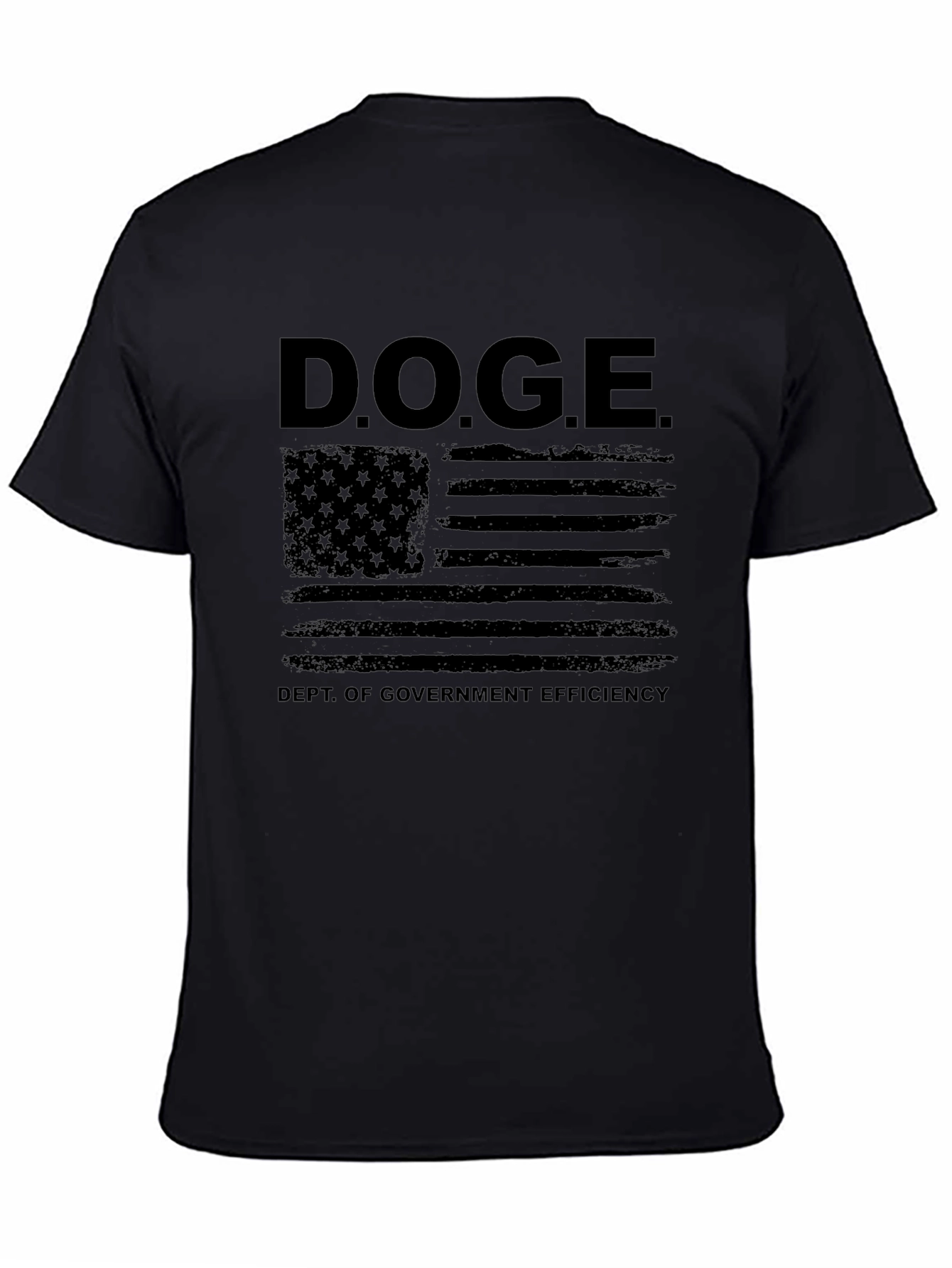 D.O.G.E. Dept. of Government Efficiency American Flag T-Shirt