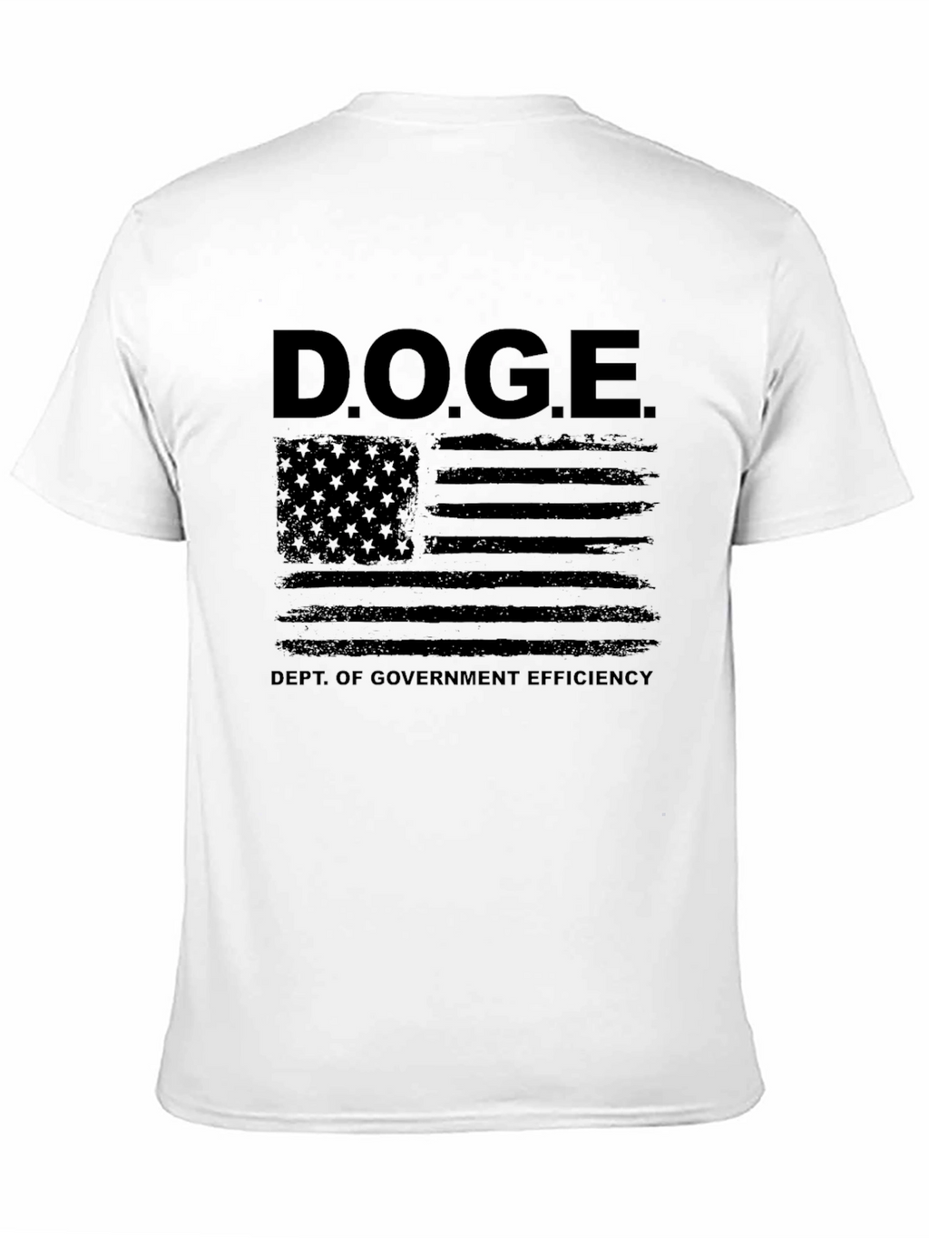 D.O.G.E. Dept. of Government Efficiency American Flag T-Shirt