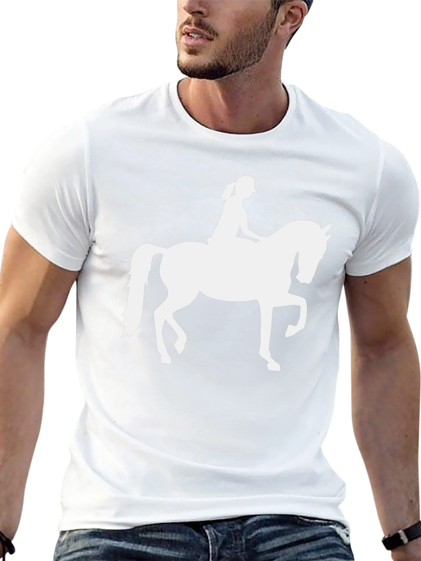 Equestrian Rider Graphic Tee - Horse Lover Shirt