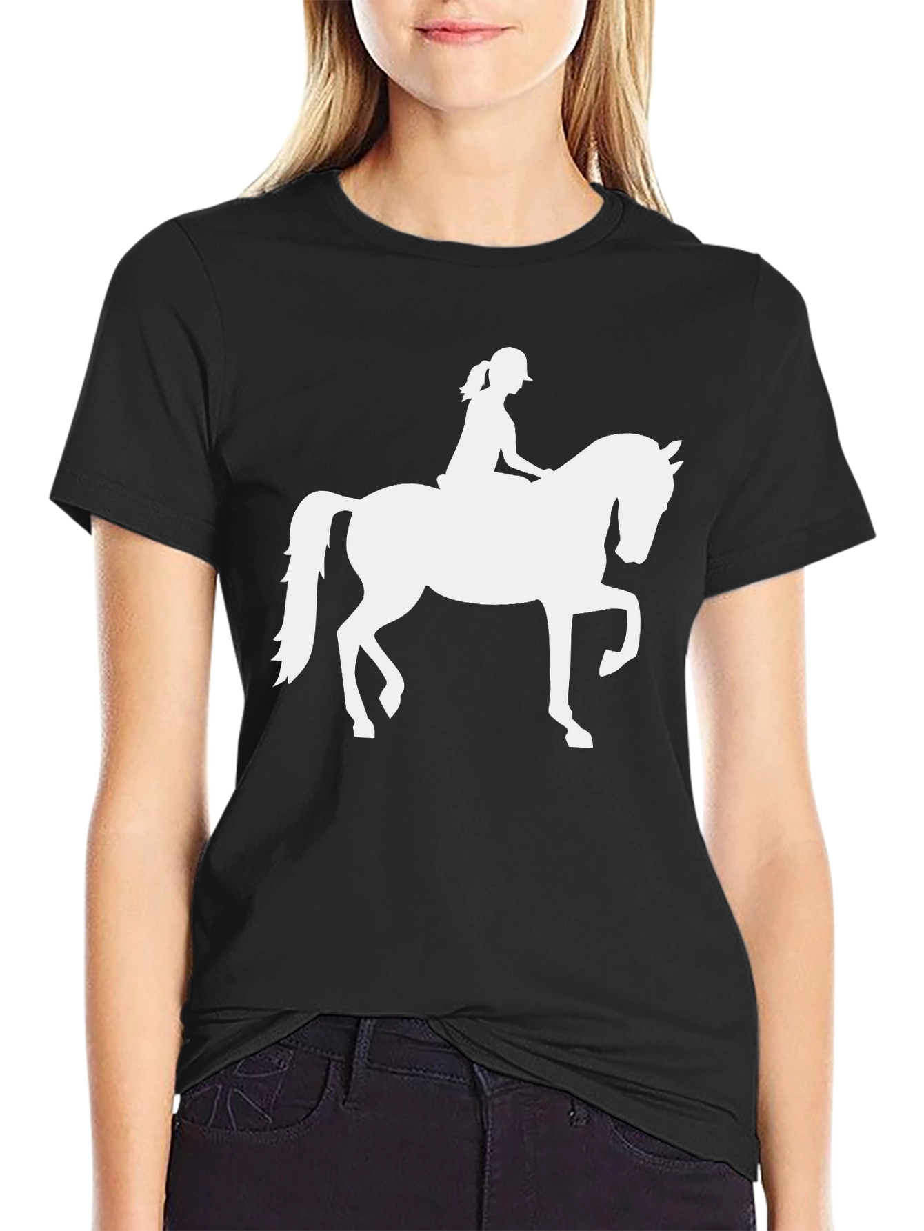 Equestrian Rider Graphic Tee - Horse Lover Shirt