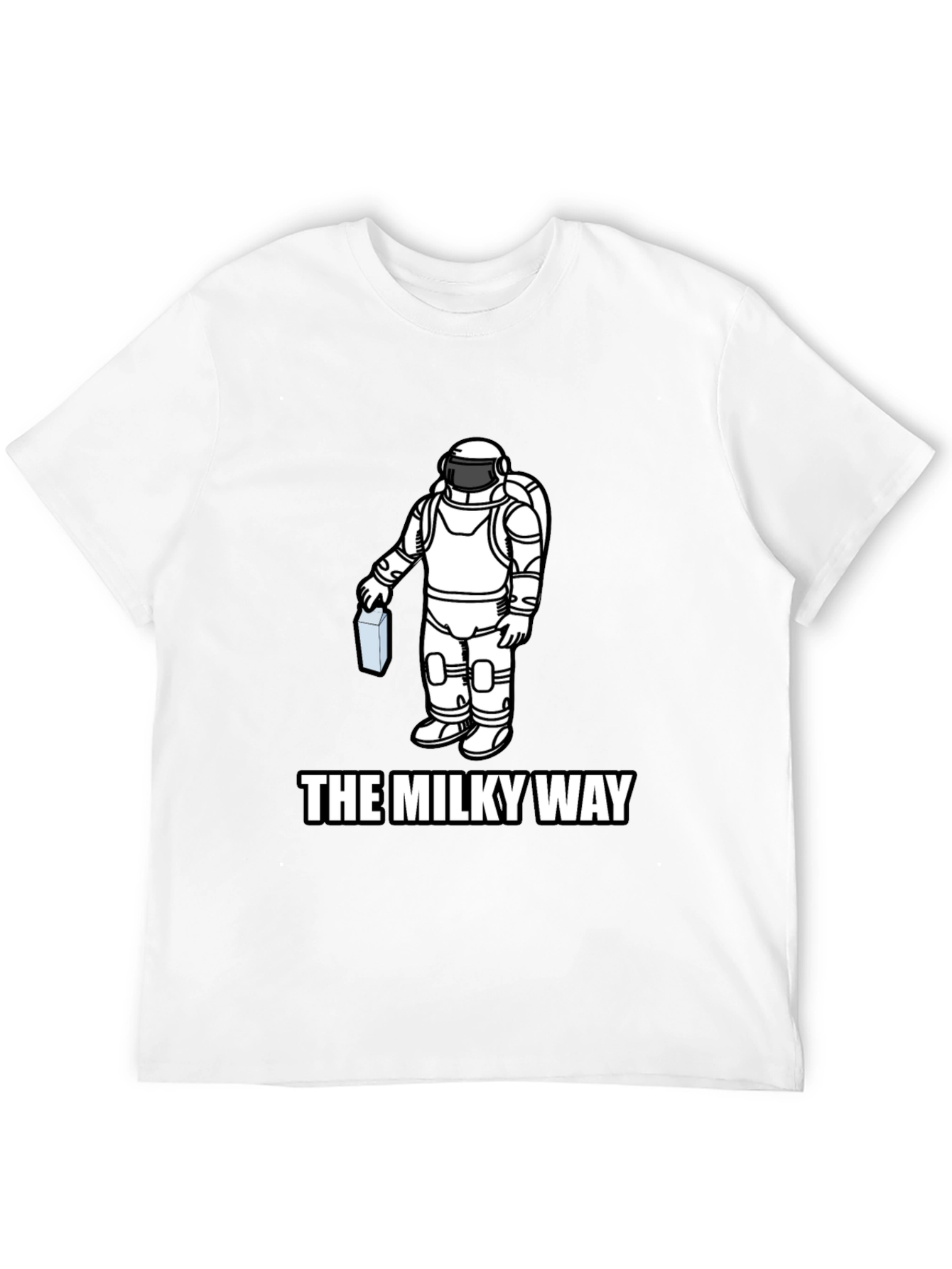 The Milky Way Astronaut Graphic T-Shirt
