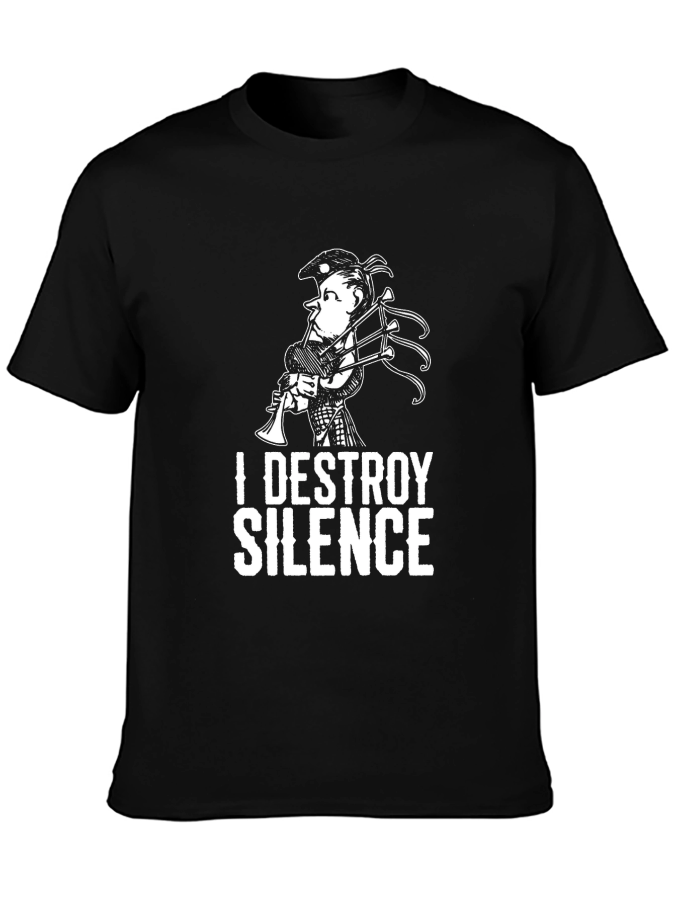 Destroy Silence Graphic Tee