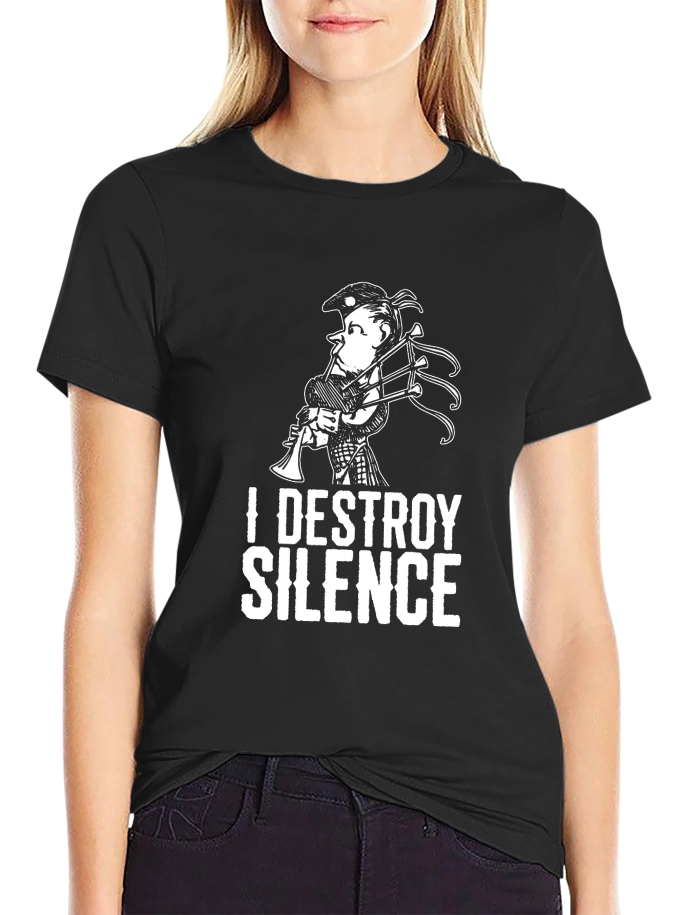 Destroy Silence Graphic Tee