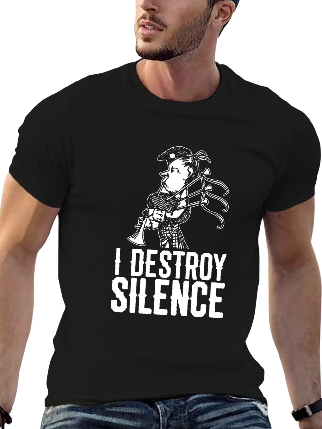 Destroy Silence Graphic Tee