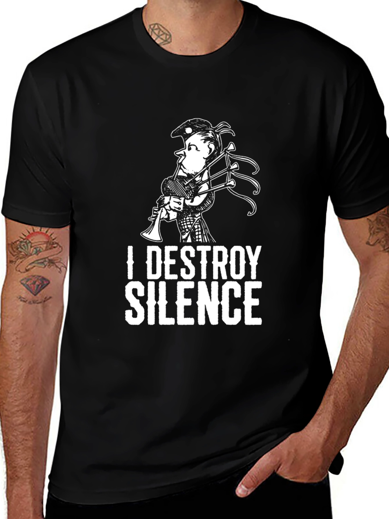 Destroy Silence Graphic Tee