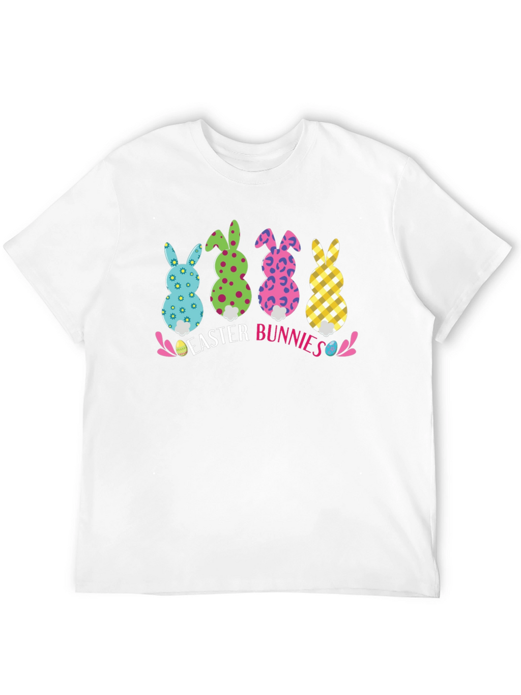 Easter Bunnies Graphic Tee - Fun Holiday Apparel