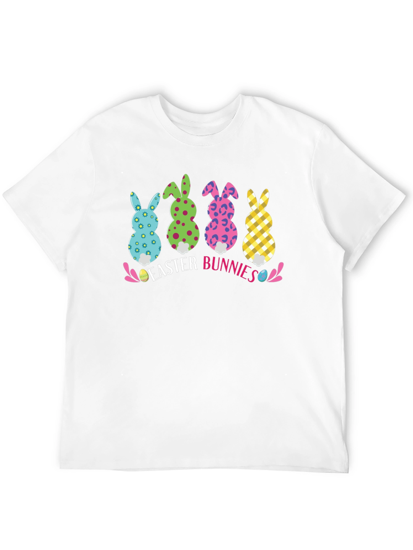 Easter Bunnies Graphic Tee - Fun Holiday Apparel