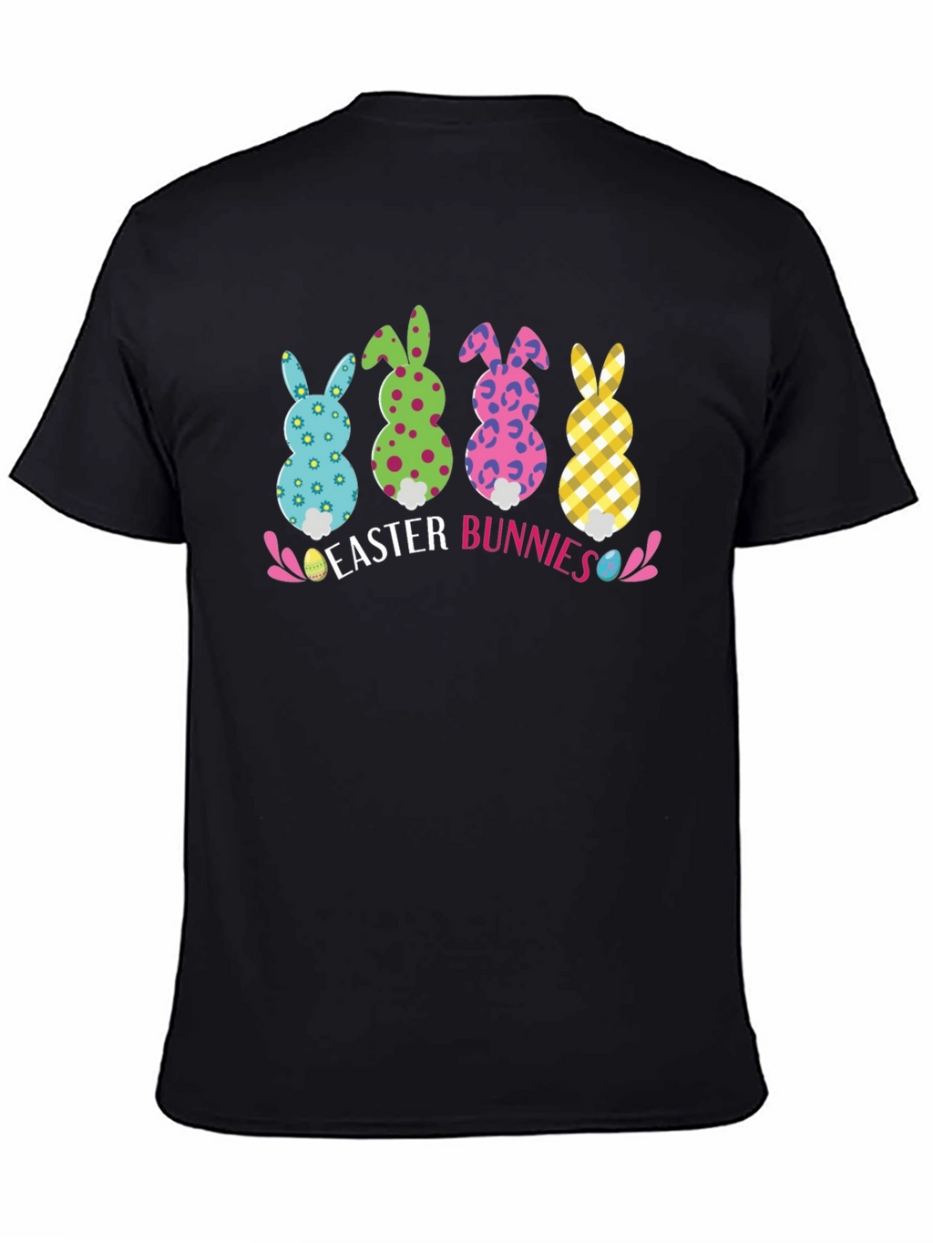 Easter Bunnies Graphic Tee - Fun Holiday Apparel