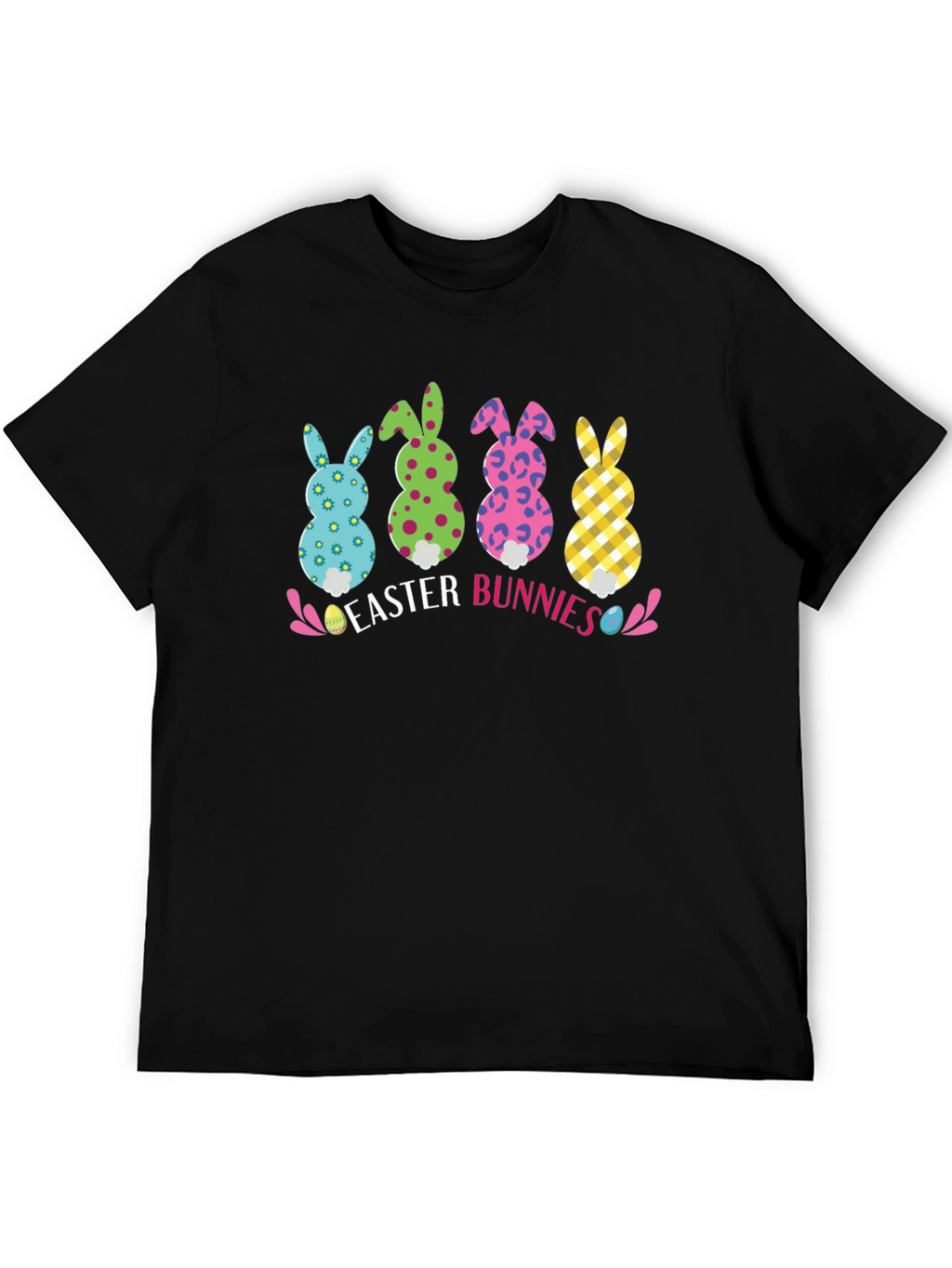 Easter Bunnies Graphic Tee - Fun Holiday Apparel