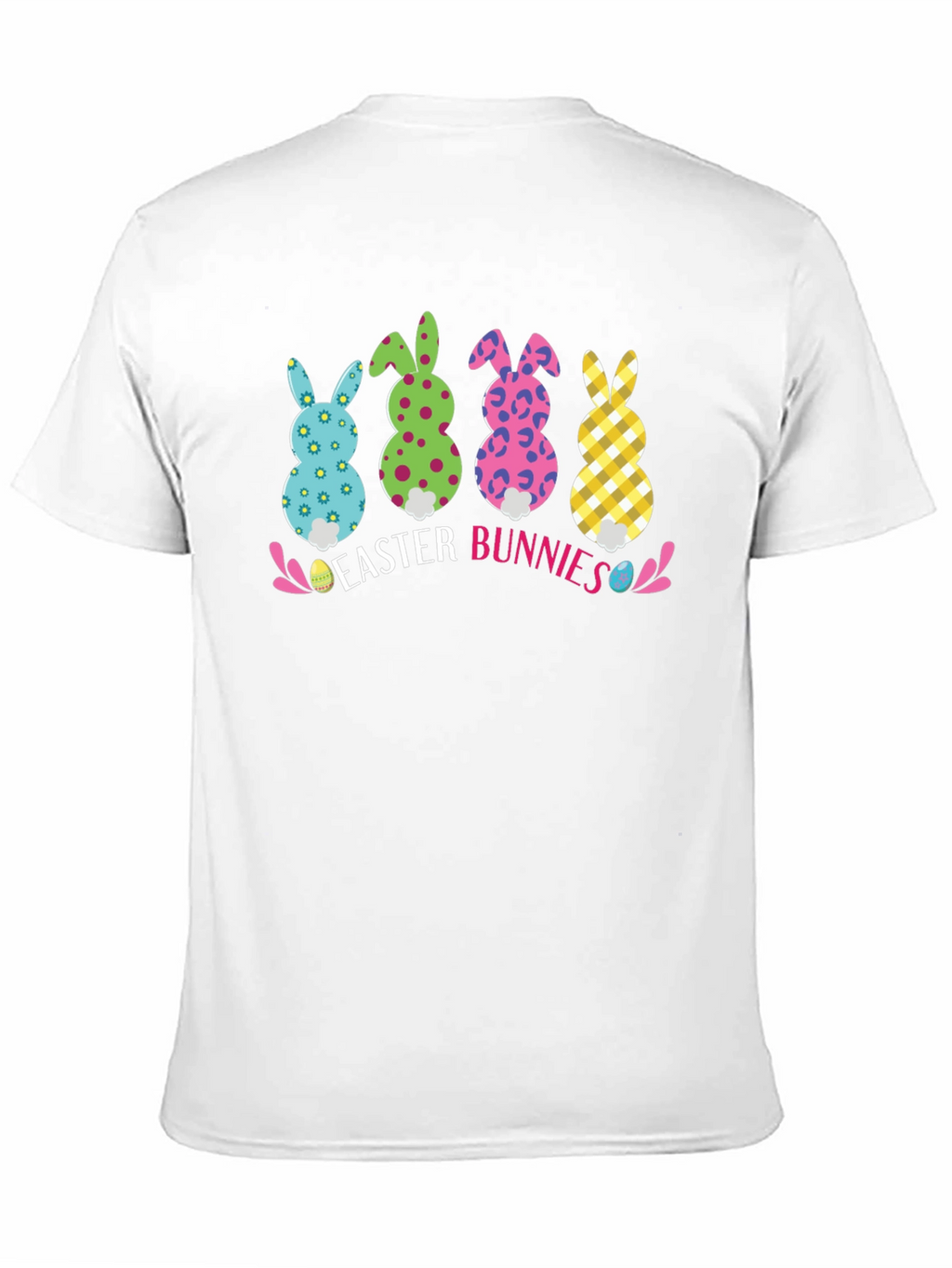 Easter Bunnies Graphic Tee - Fun Holiday Apparel