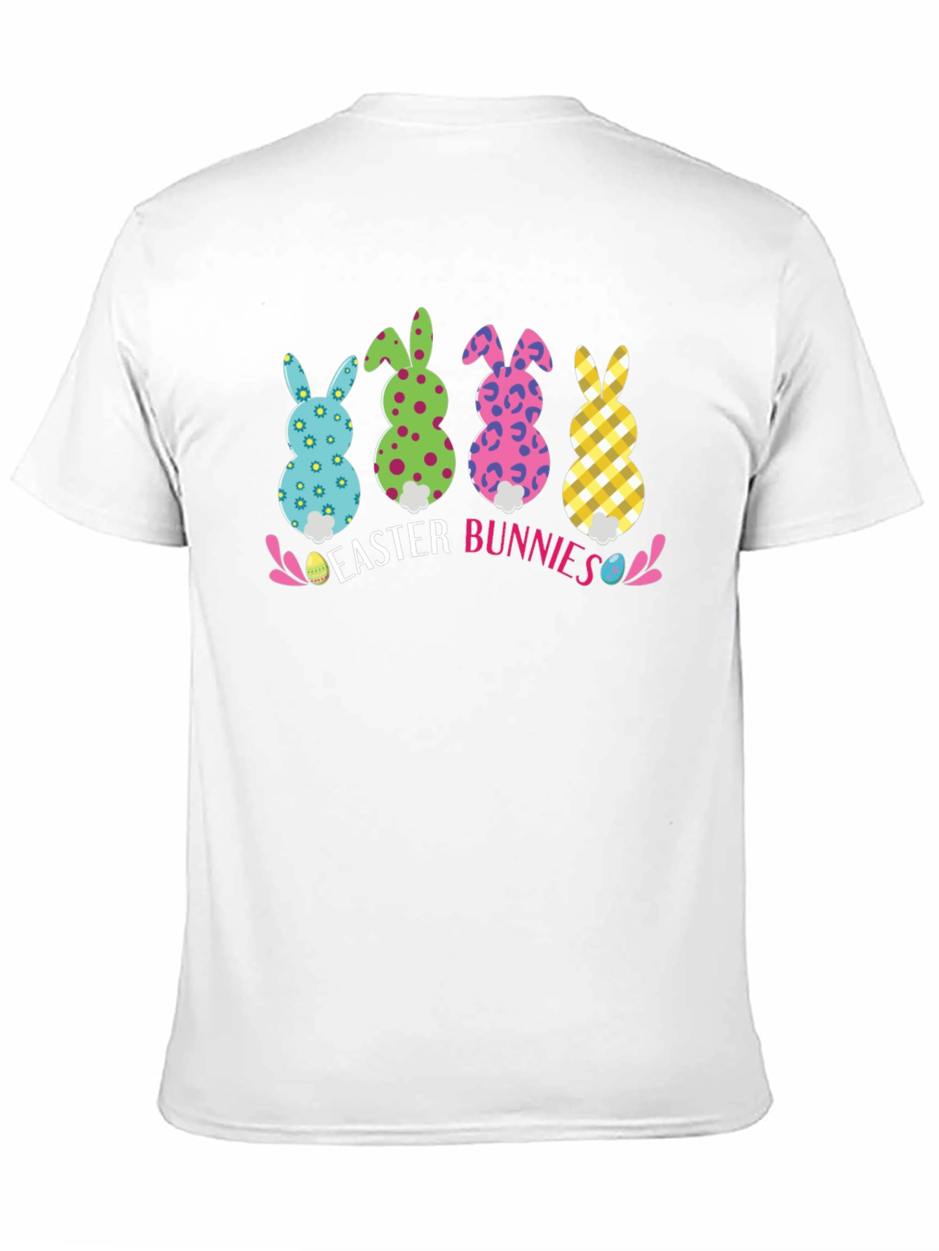Easter Bunnies Graphic Tee - Fun Holiday Apparel