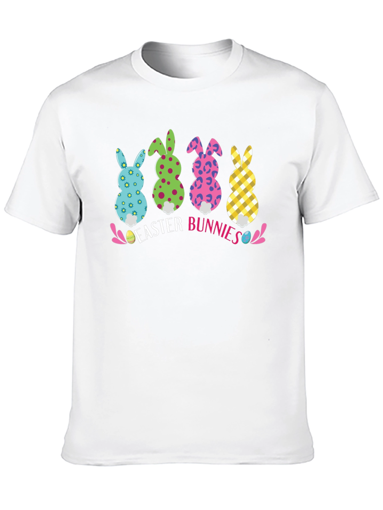 Easter Bunnies Graphic Tee - Fun Holiday Apparel
