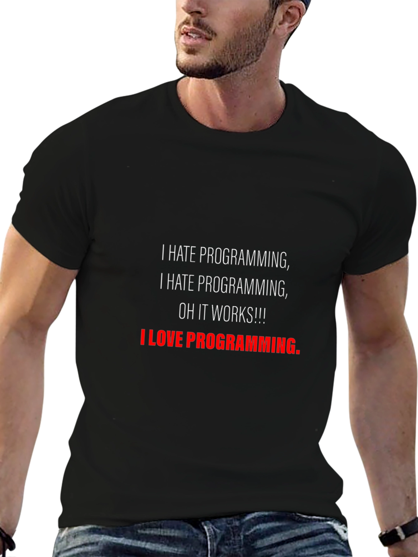 Funny Programming T-Shirt: I Hate/Love Programming