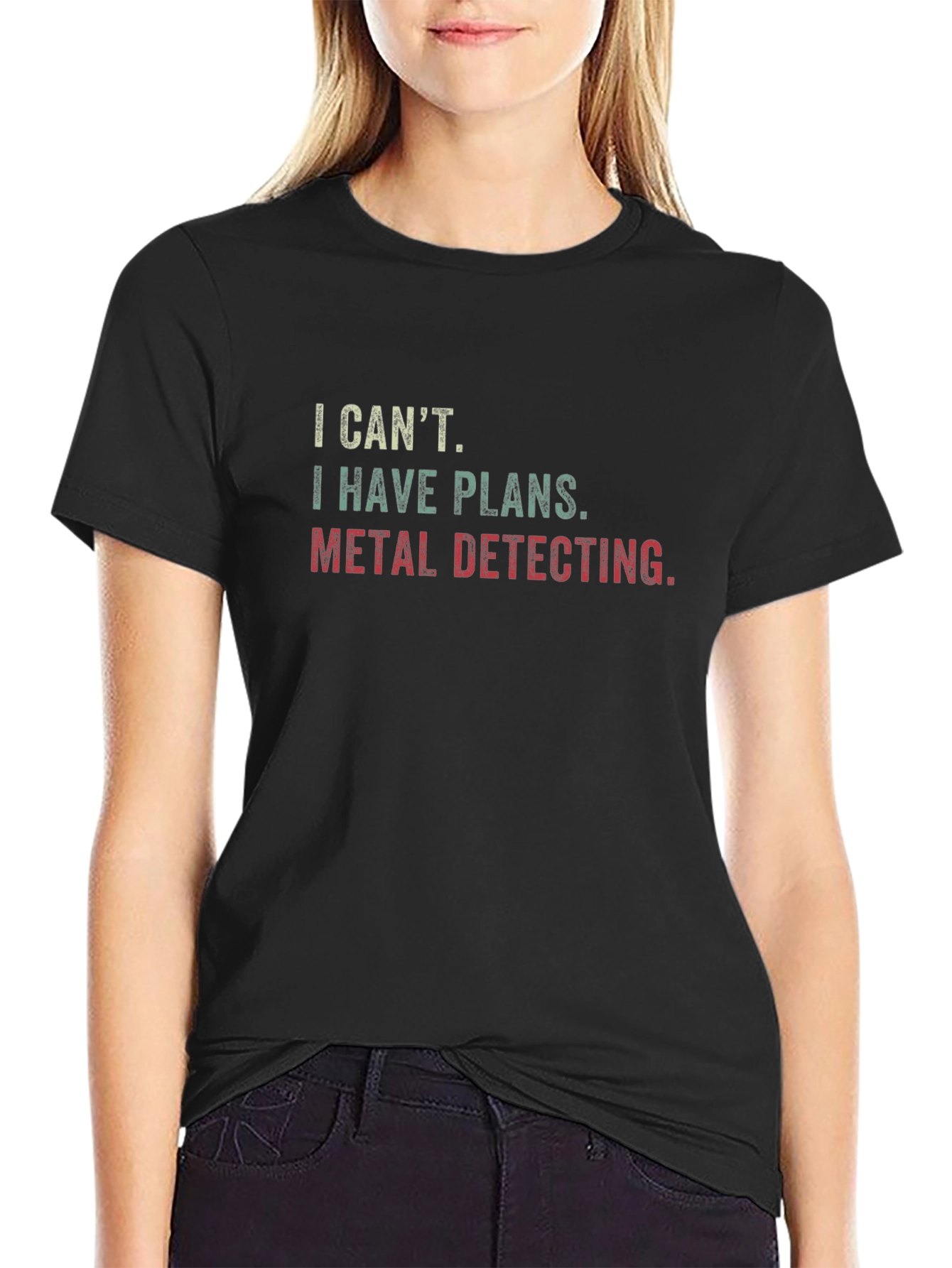 Metal Detecting Plans T-Shirt - Funny Hobby Tee