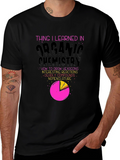 Organic Chemistry T-Shirt - Hexagons & Reactions