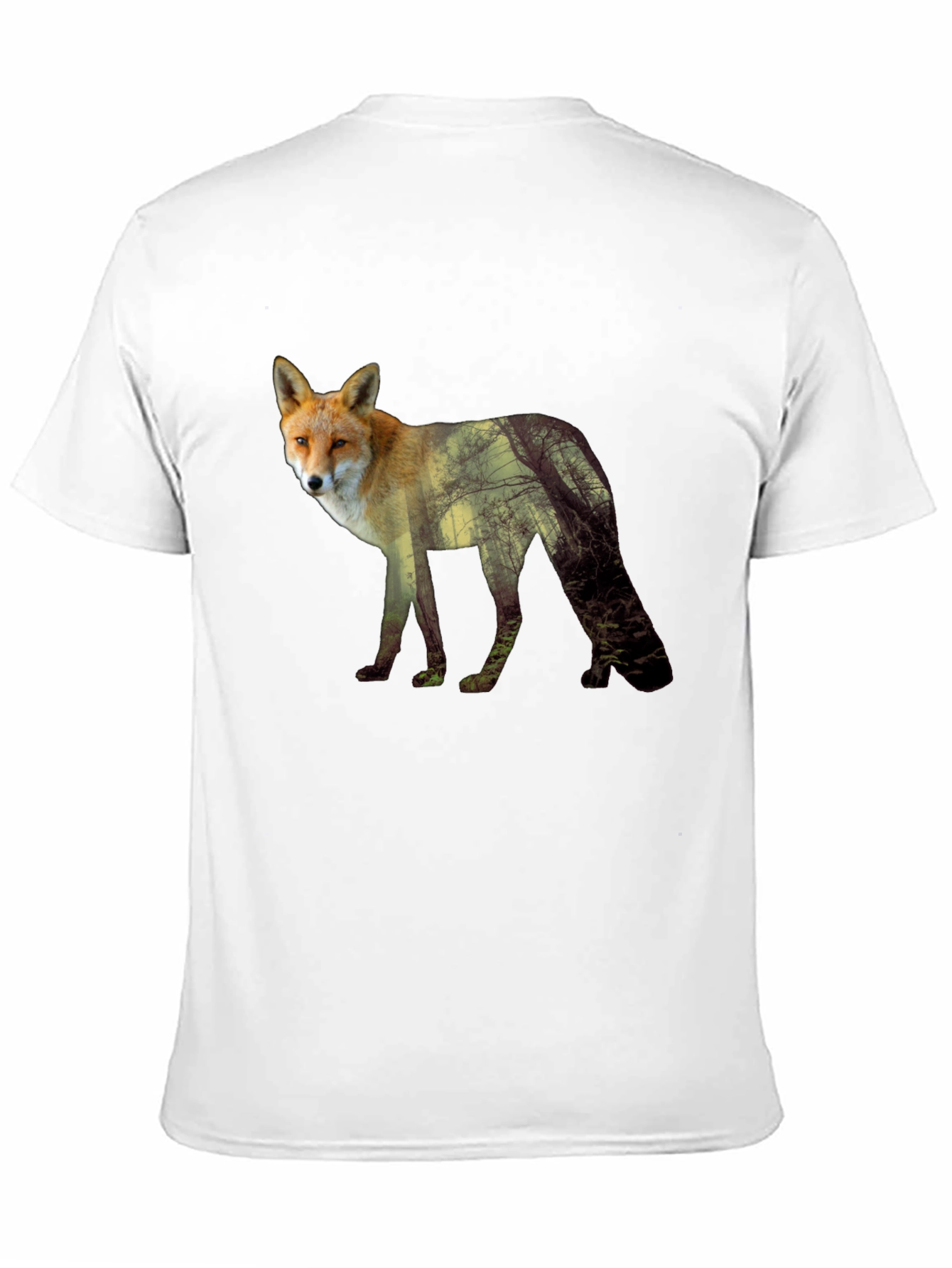 Fox Forest Graphic Tee - Mens Black T-Shirt