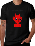 Sad Satan Graphic Tee - Not Today Satan
