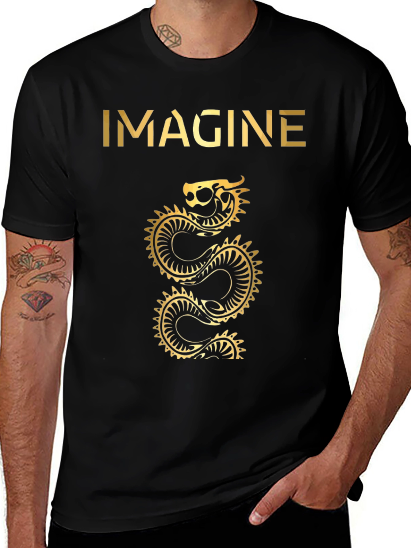 Imagine Dragon Graphic Tee - Premium Cotton Blend