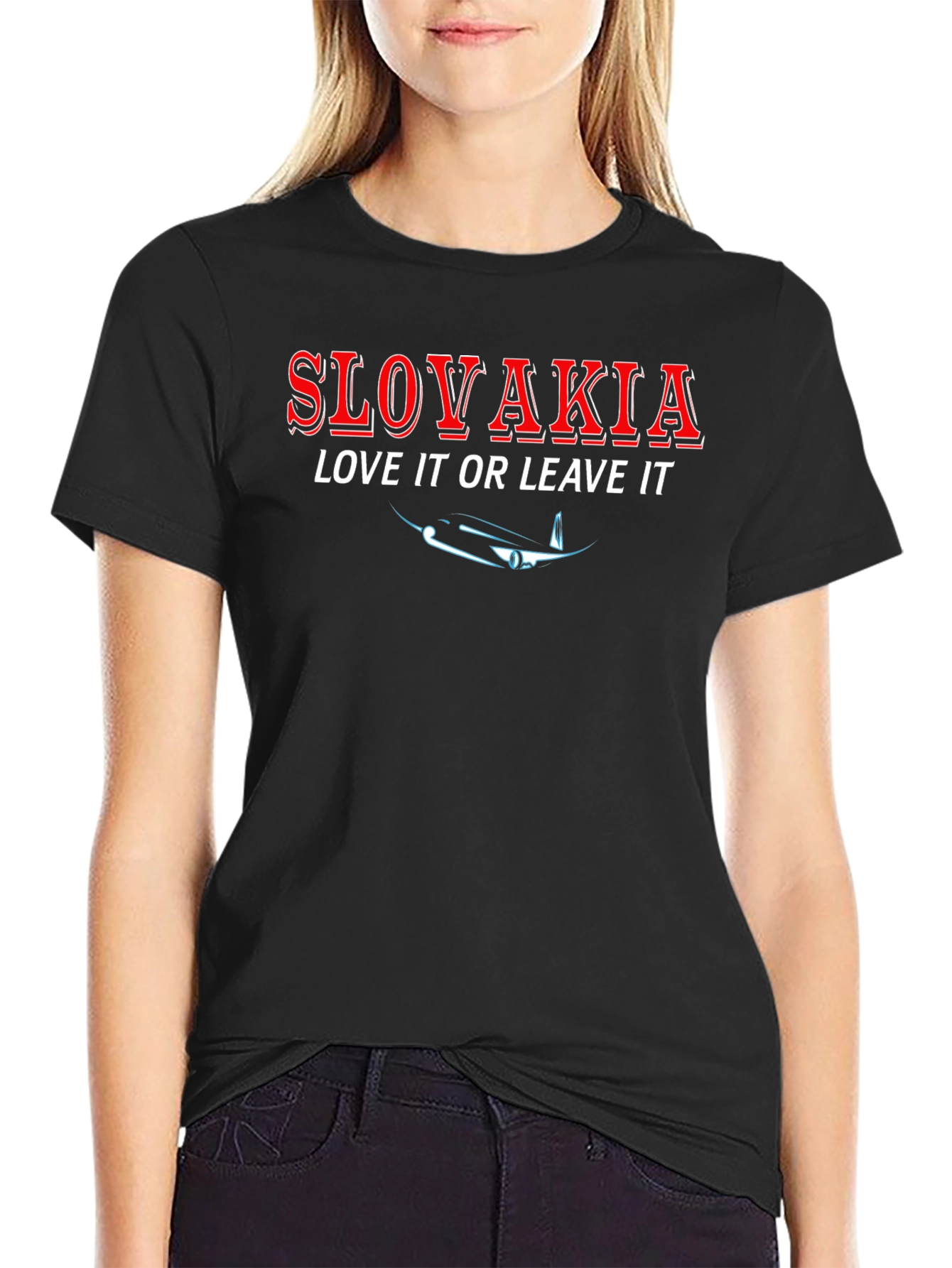 Slovakia Love It Or Leave It Graphic Tee