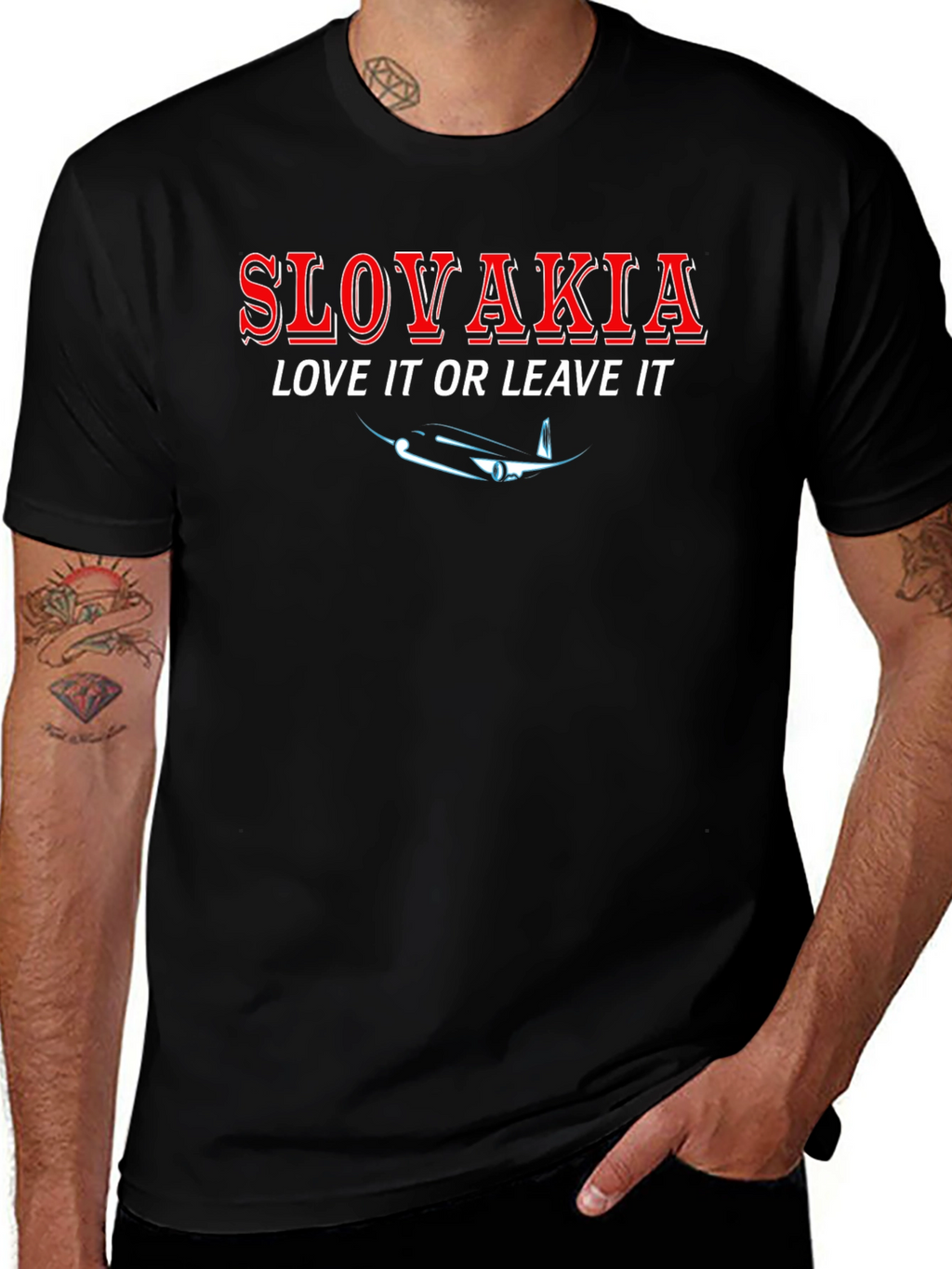 Slovakia Love It Or Leave It Graphic Tee
