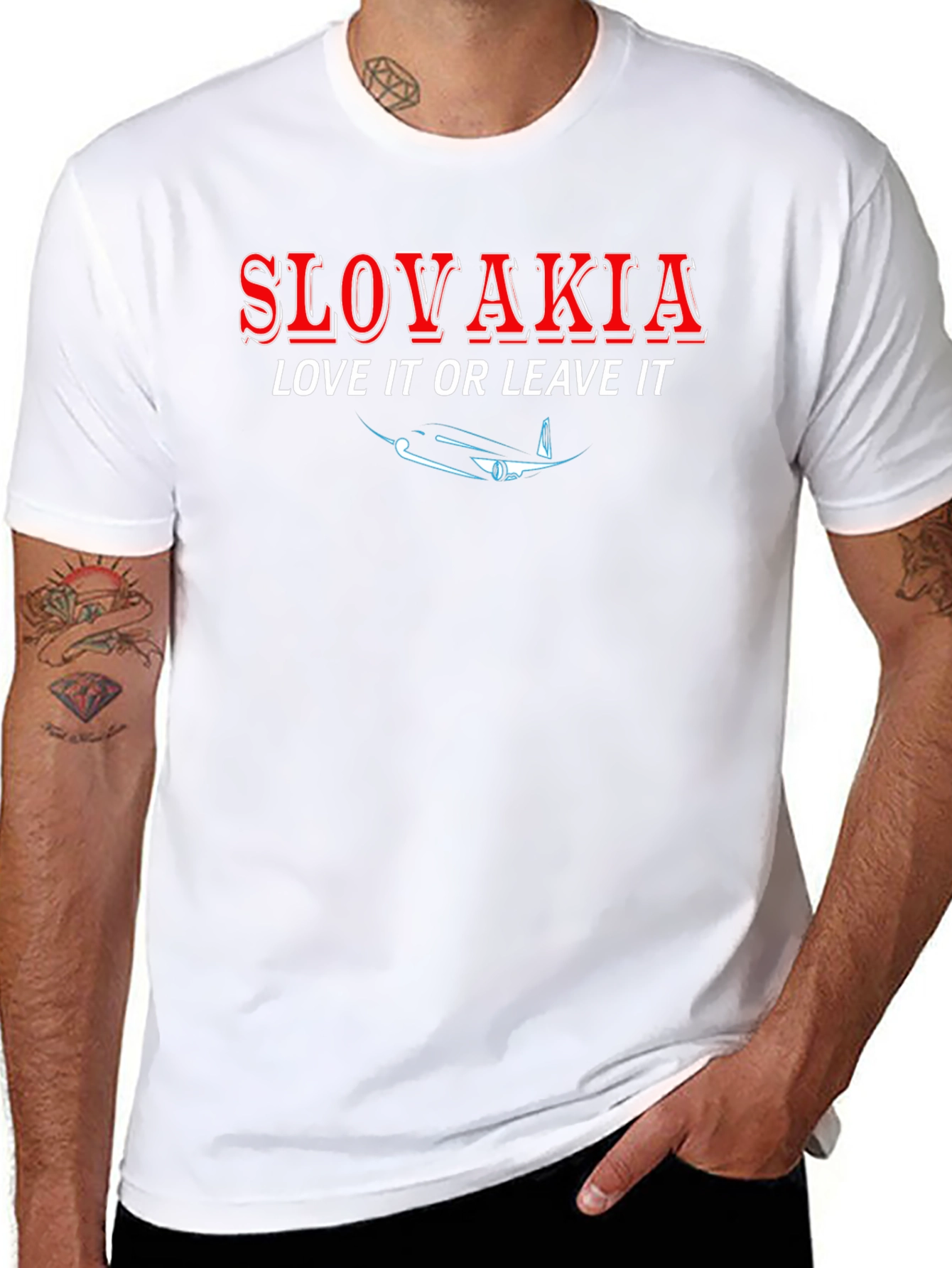 Slovakia Love It Or Leave It Graphic Tee