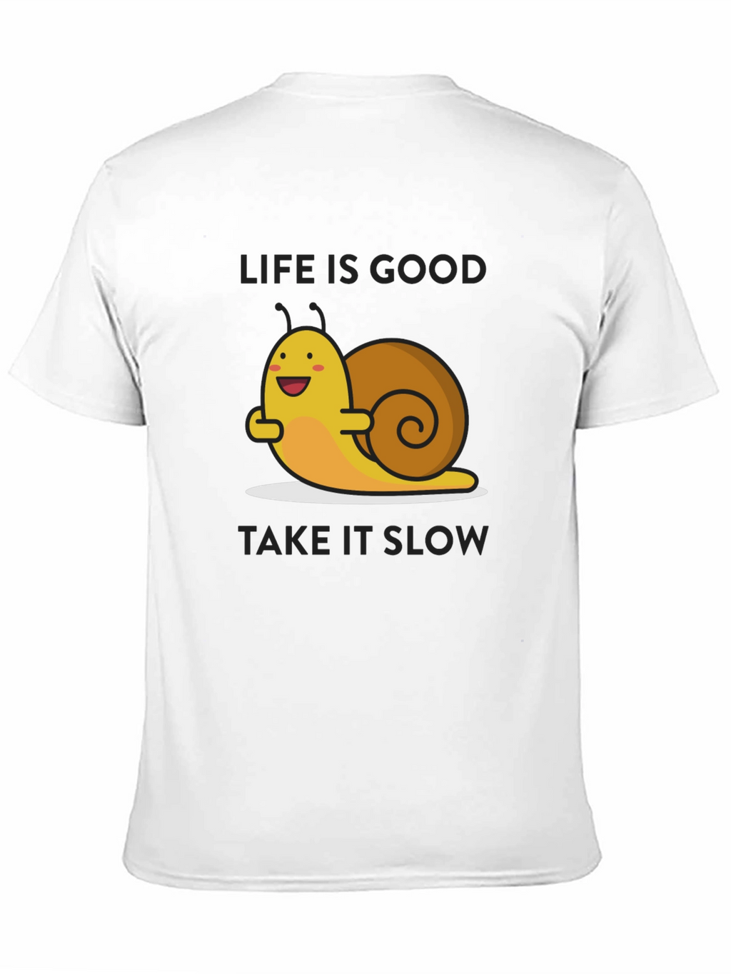 Life is Good Snail Graphic T-Shirt - Relaxed Fit