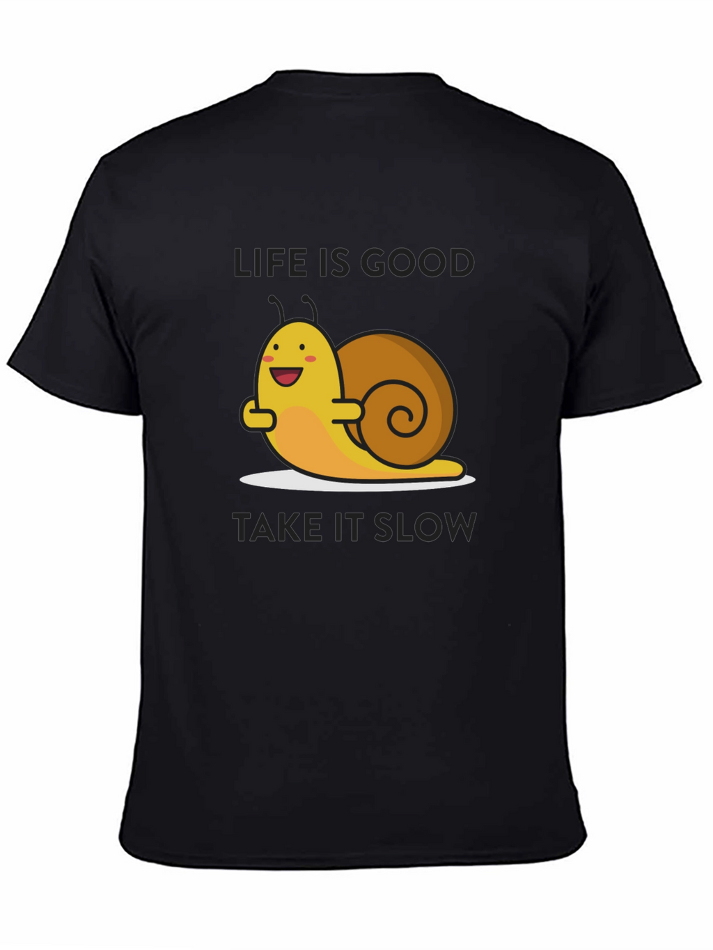 Life is Good Snail Graphic T-Shirt - Relaxed Fit