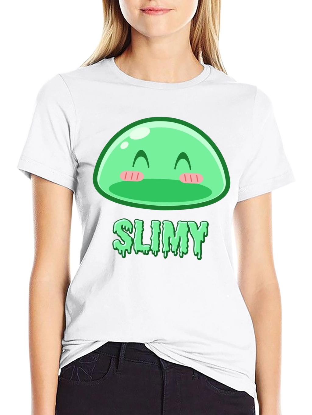 Kawaii Slime Graphic Tee - Fun & Unique!