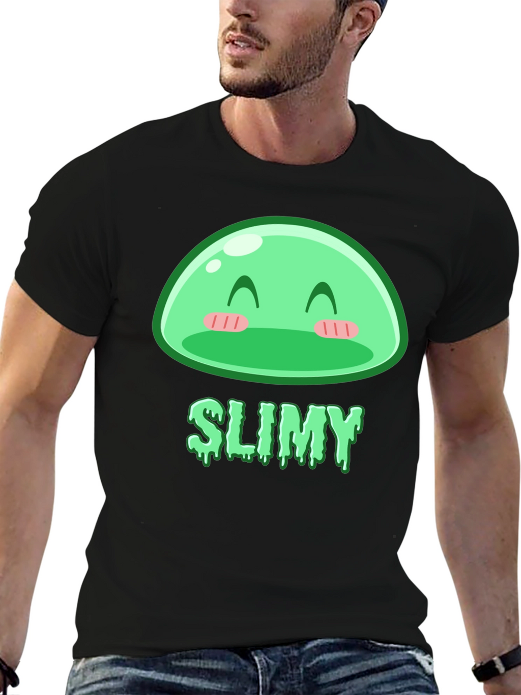 Kawaii Slime Graphic Tee - Fun & Unique!