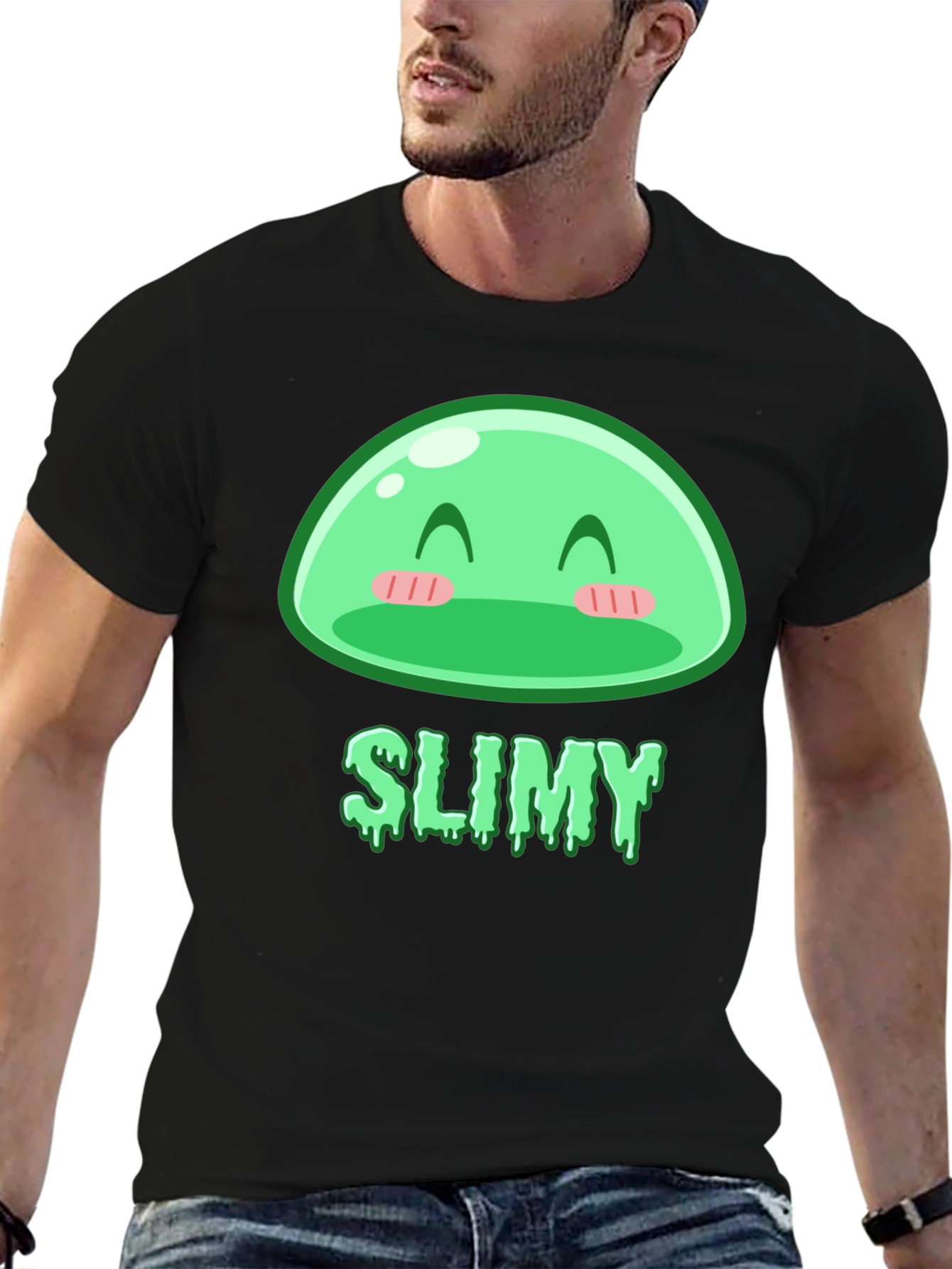 Kawaii Slime Graphic Tee - Fun & Unique!