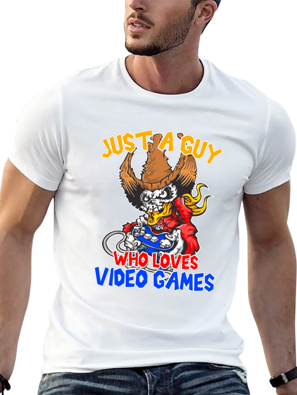 Just A Guy Who Loves Video Games T-Shirt
