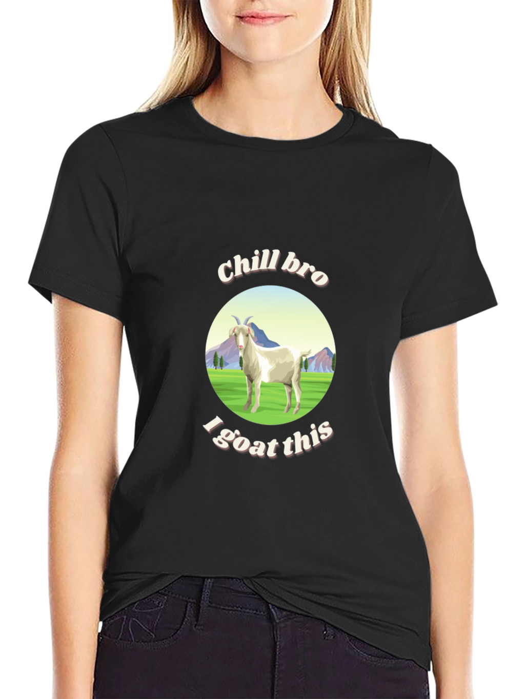 Chill Bro I Goat This Graphic T-Shirt