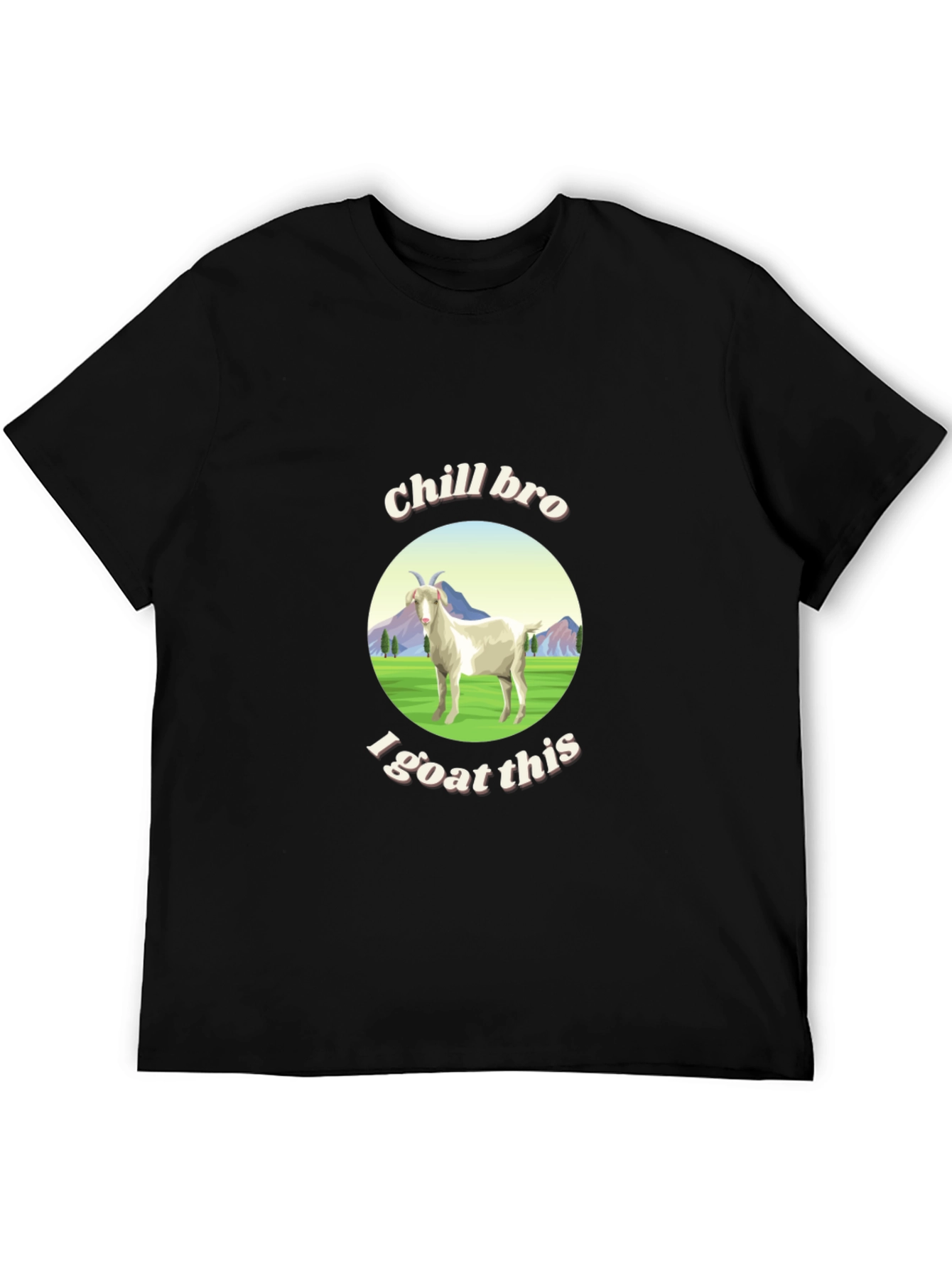 Chill Bro I Goat This Graphic T-Shirt