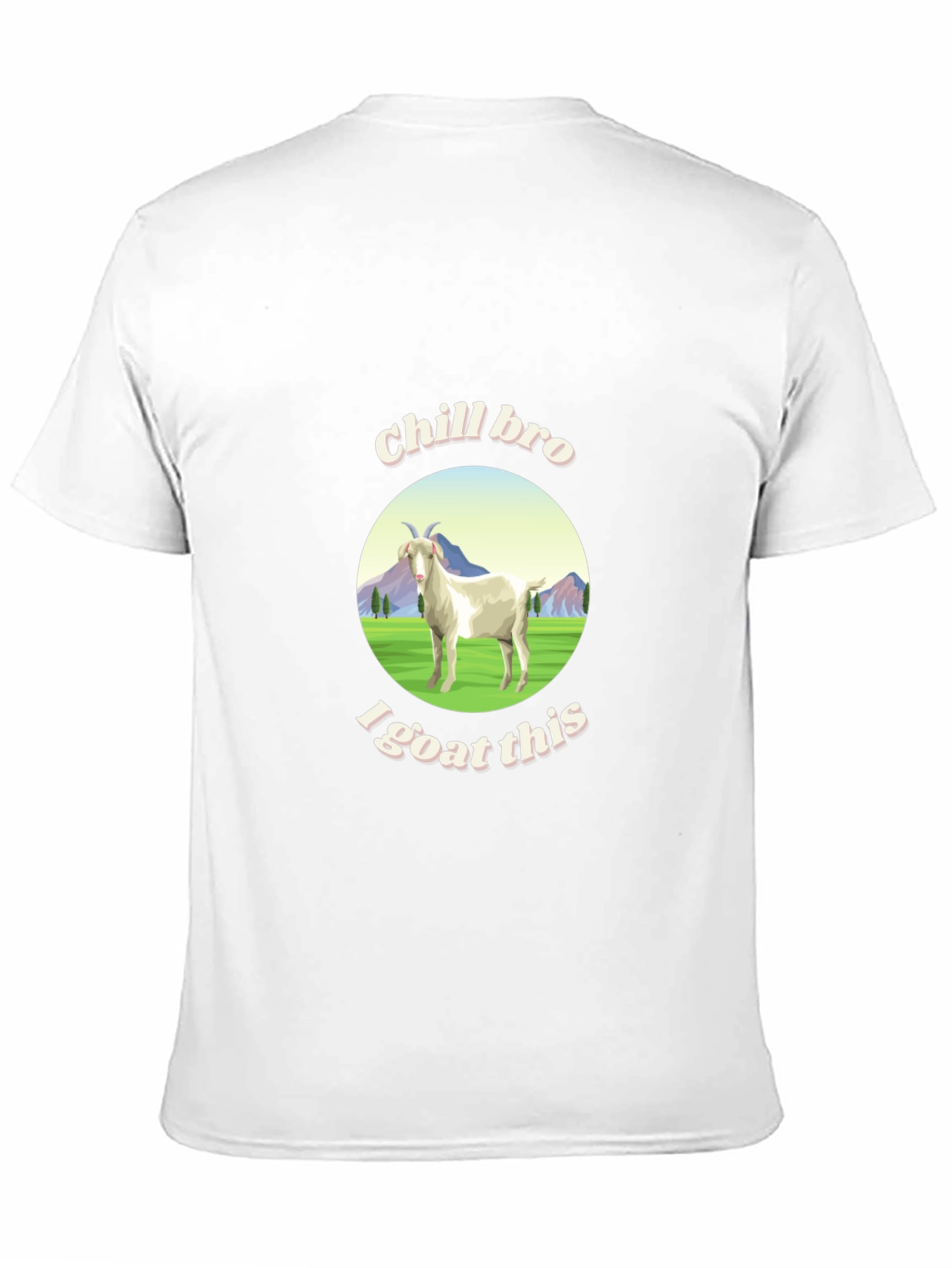 Chill Bro I Goat This Graphic T-Shirt