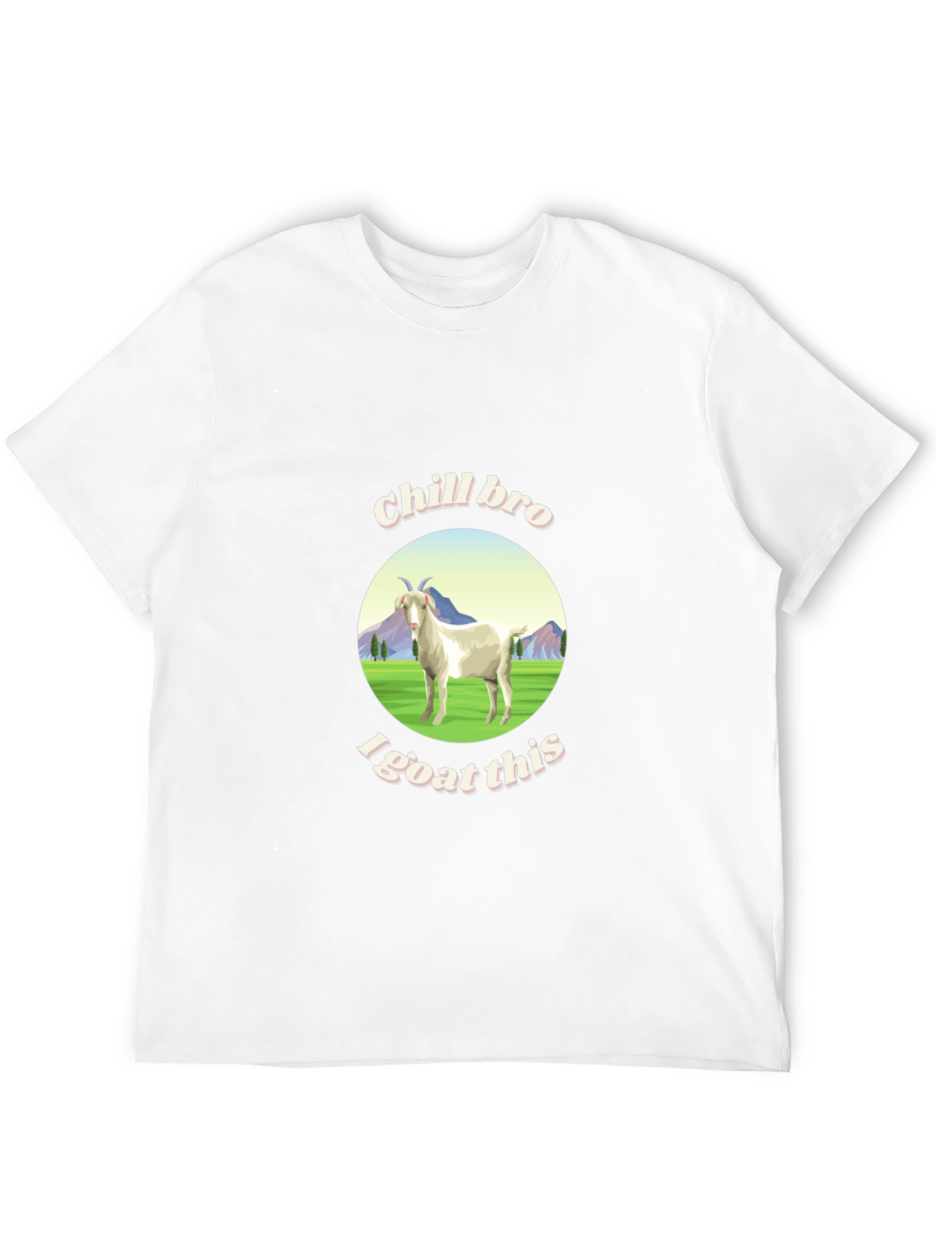 Chill Bro I Goat This Graphic T-Shirt