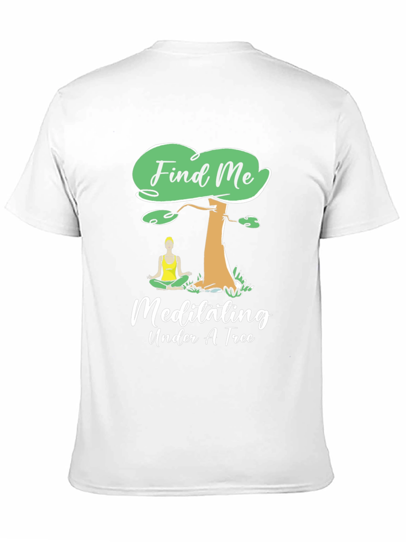 Find Me Meditating Under A Tree Graphic Tee