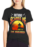 Nothing Scares Me Im Insured Halloween T-Shirt