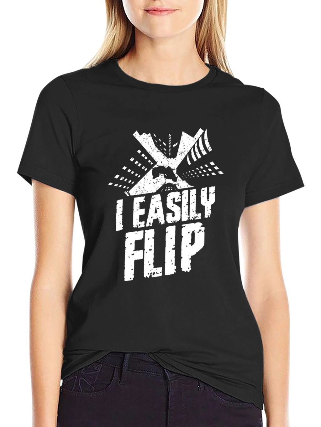 I Easily Flip T-Shirt - Funny Parkour Tee