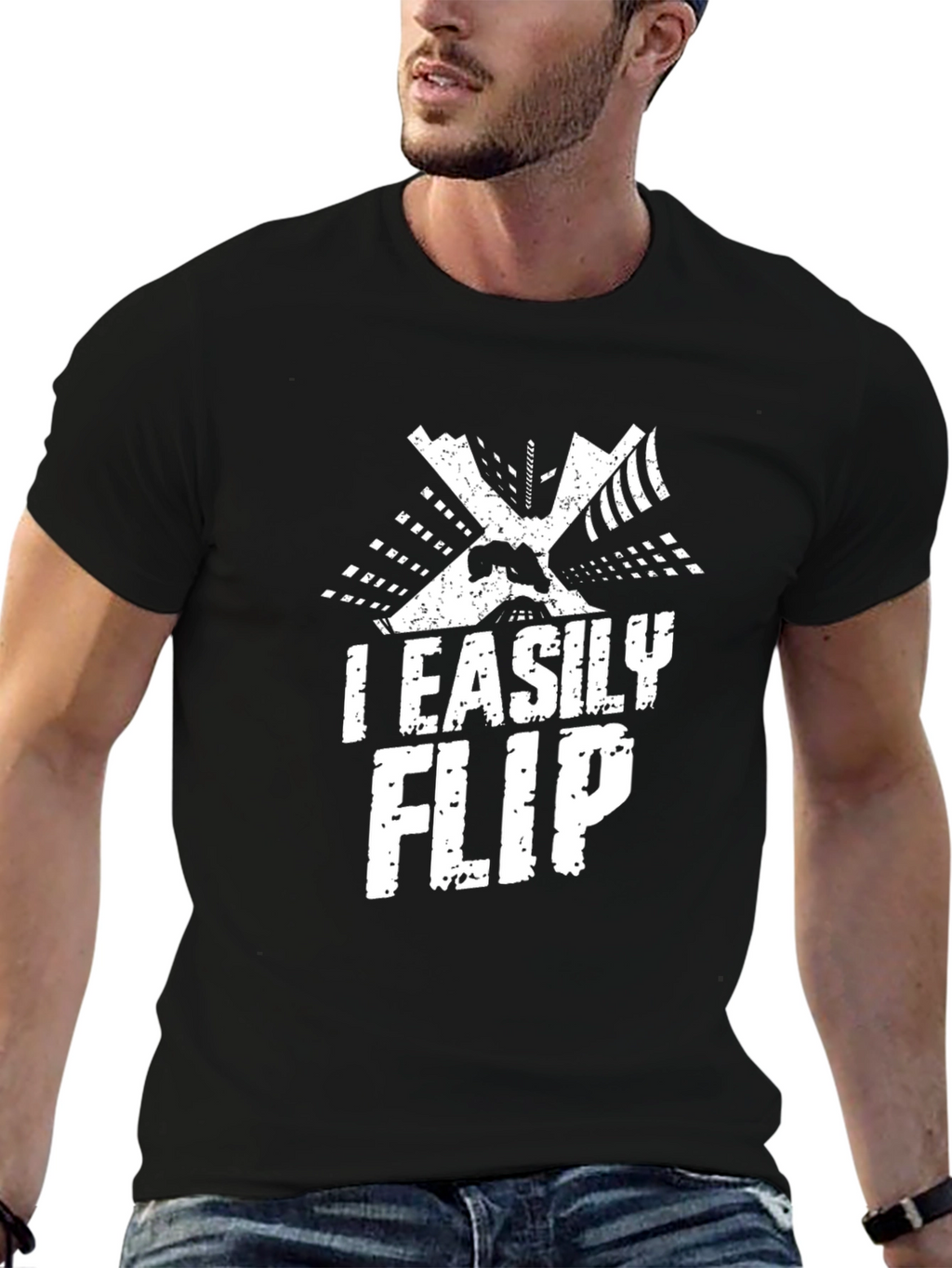 I Easily Flip T-Shirt - Funny Parkour Tee