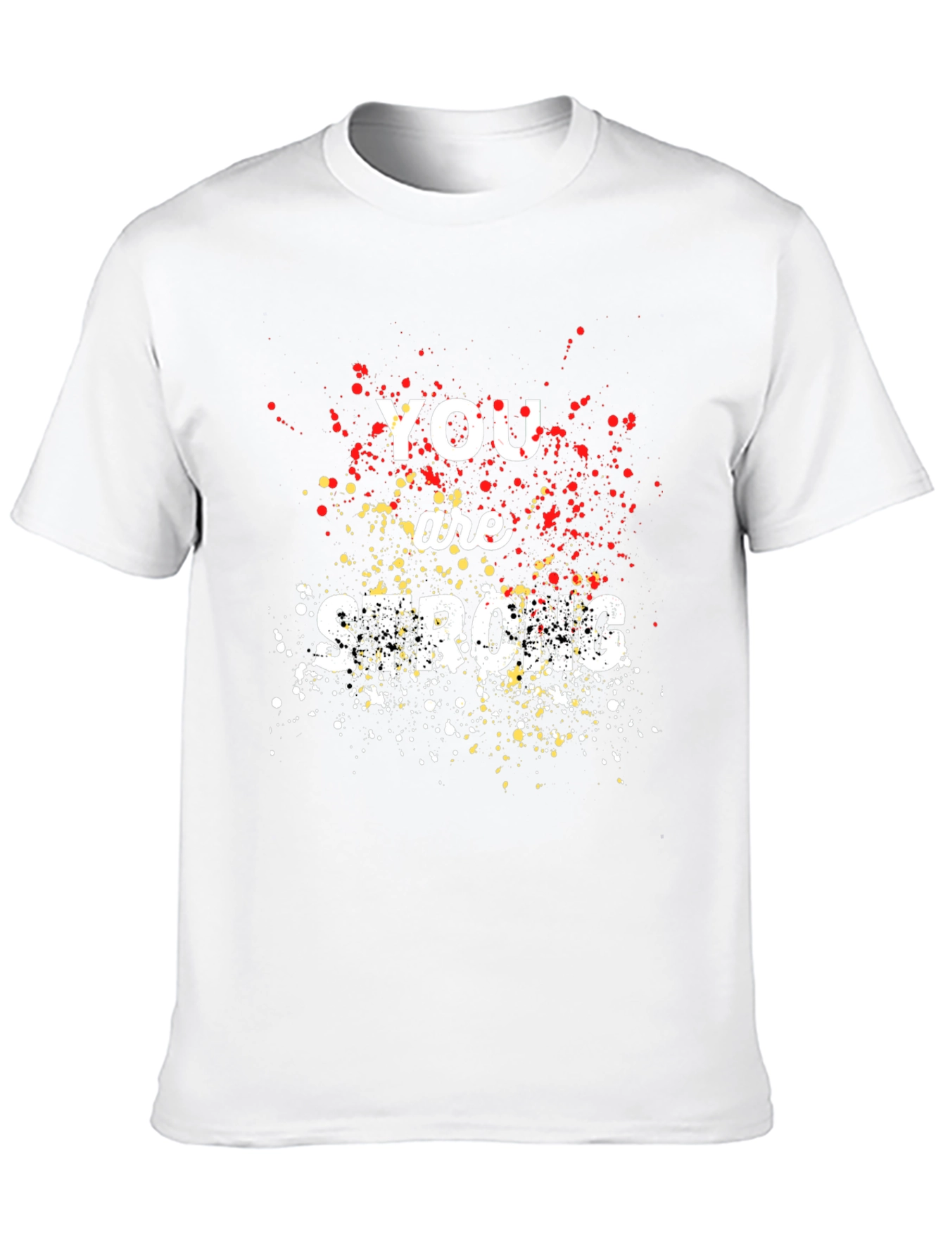 You Are Strong Graphic Print Crew Neck T-Shirt