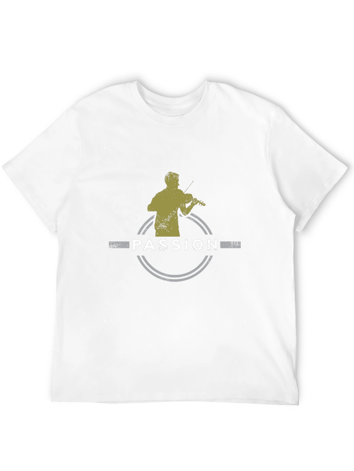 Passion Violinist Graphic Black T-Shirt