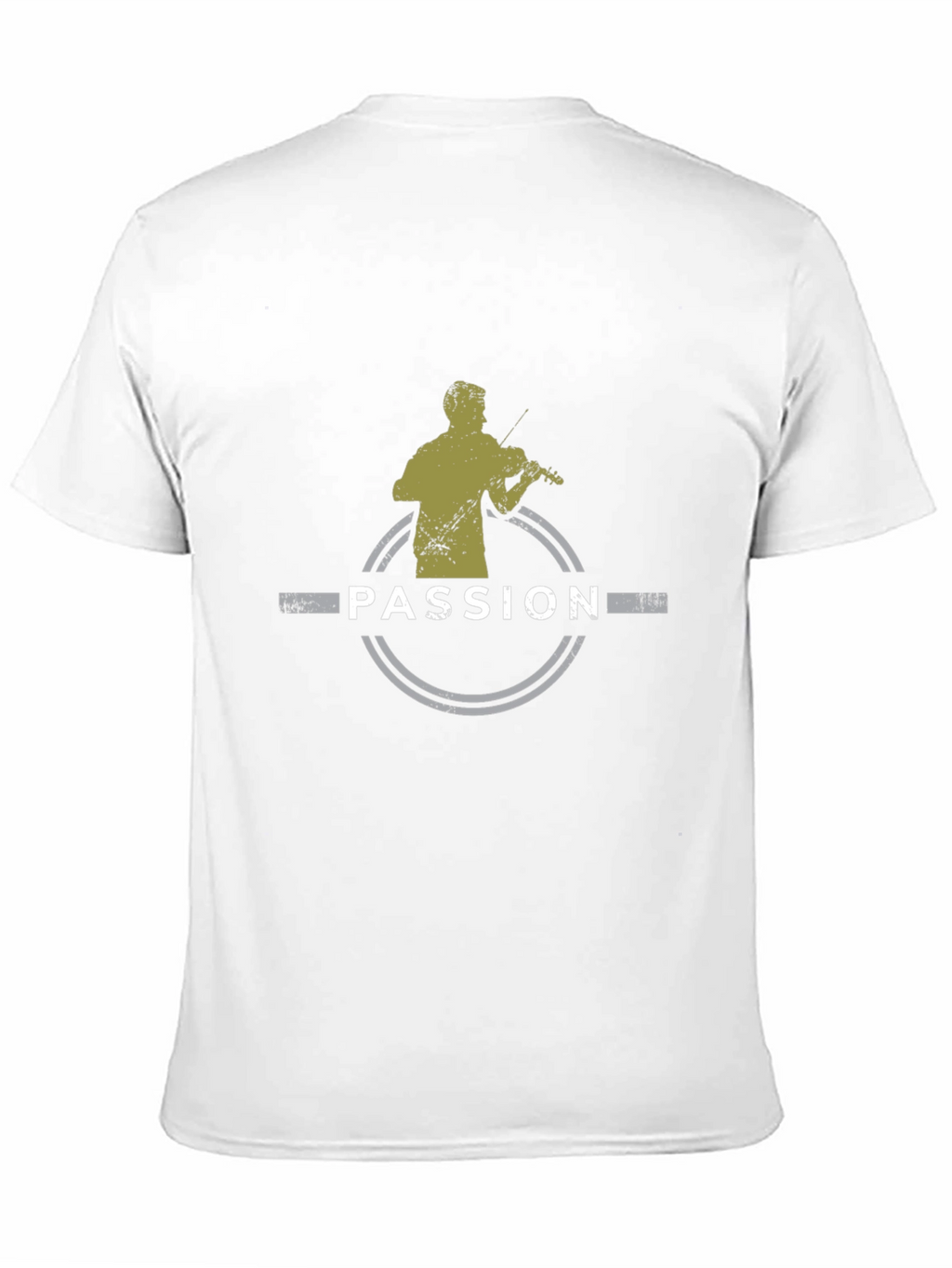 Passion Violinist Graphic Black T-Shirt