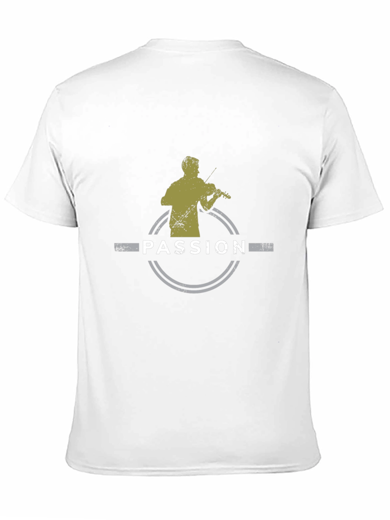 Passion Violinist Graphic Black T-Shirt