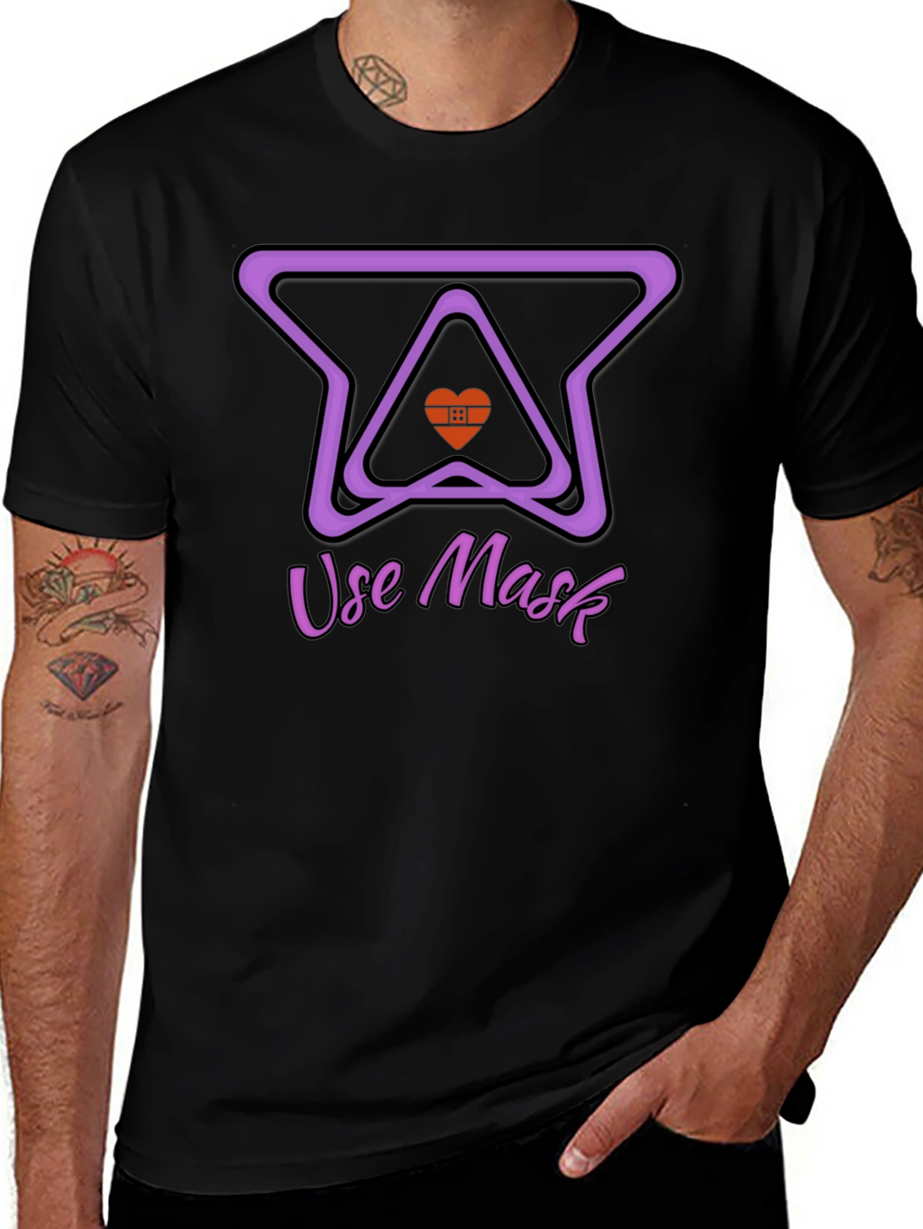 Use Mask Graphic Tee - Stay Safe & Stylish