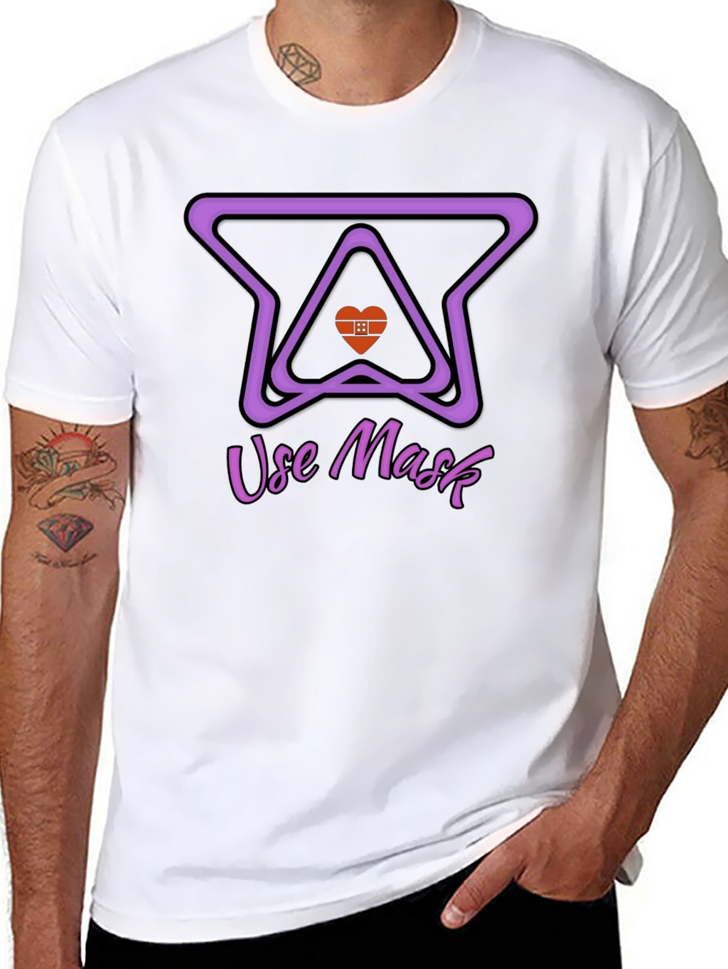 Use Mask Graphic Tee - Stay Safe & Stylish