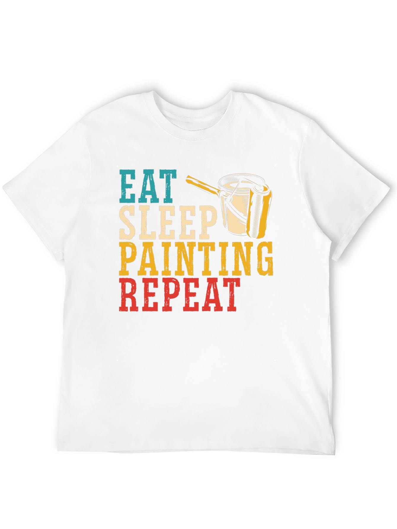 Eat Sleep Painting Repeat Graphic T-Shirt