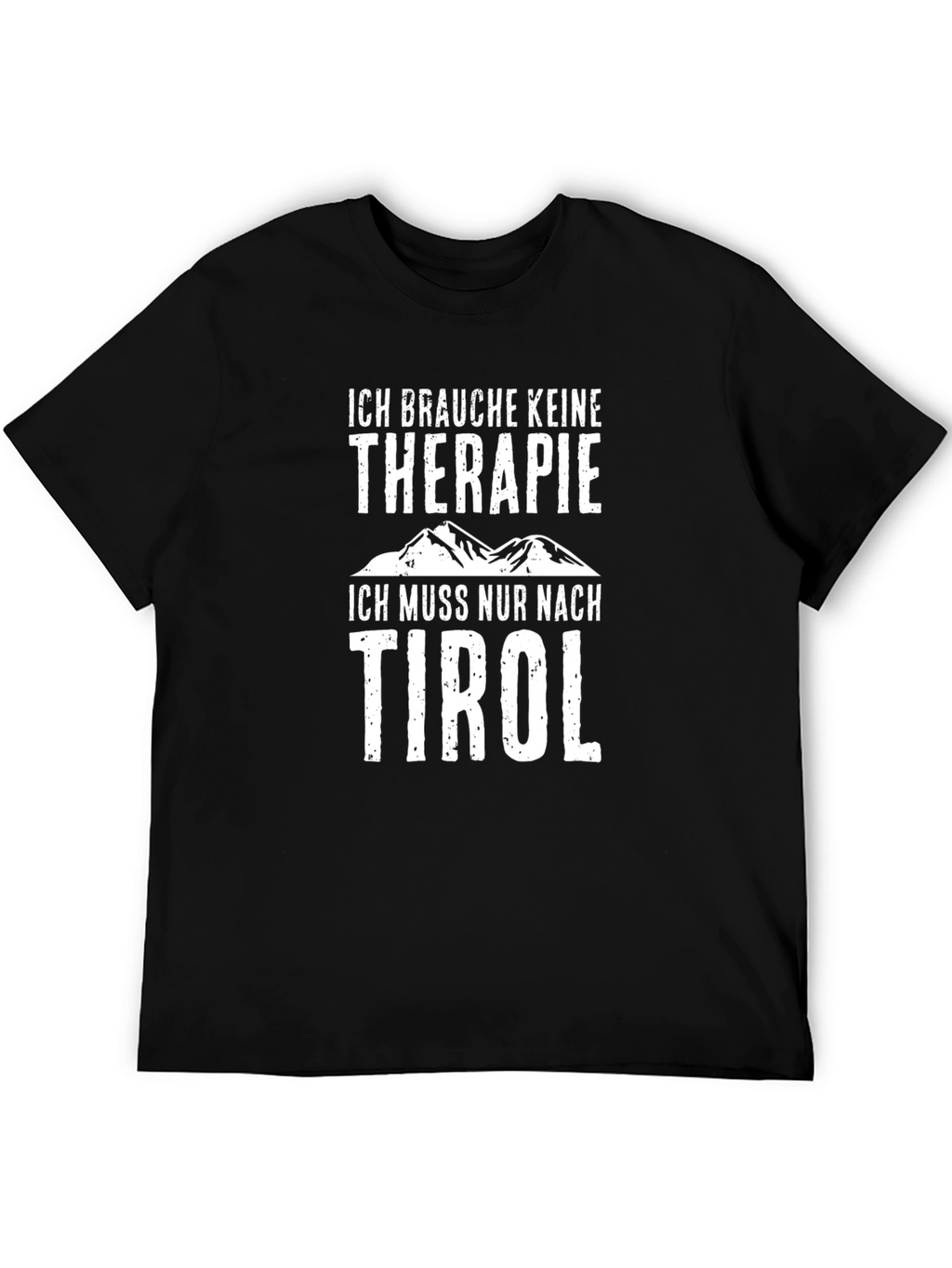 Tyrol Therapy T-Shirt - Black Cotton Tee