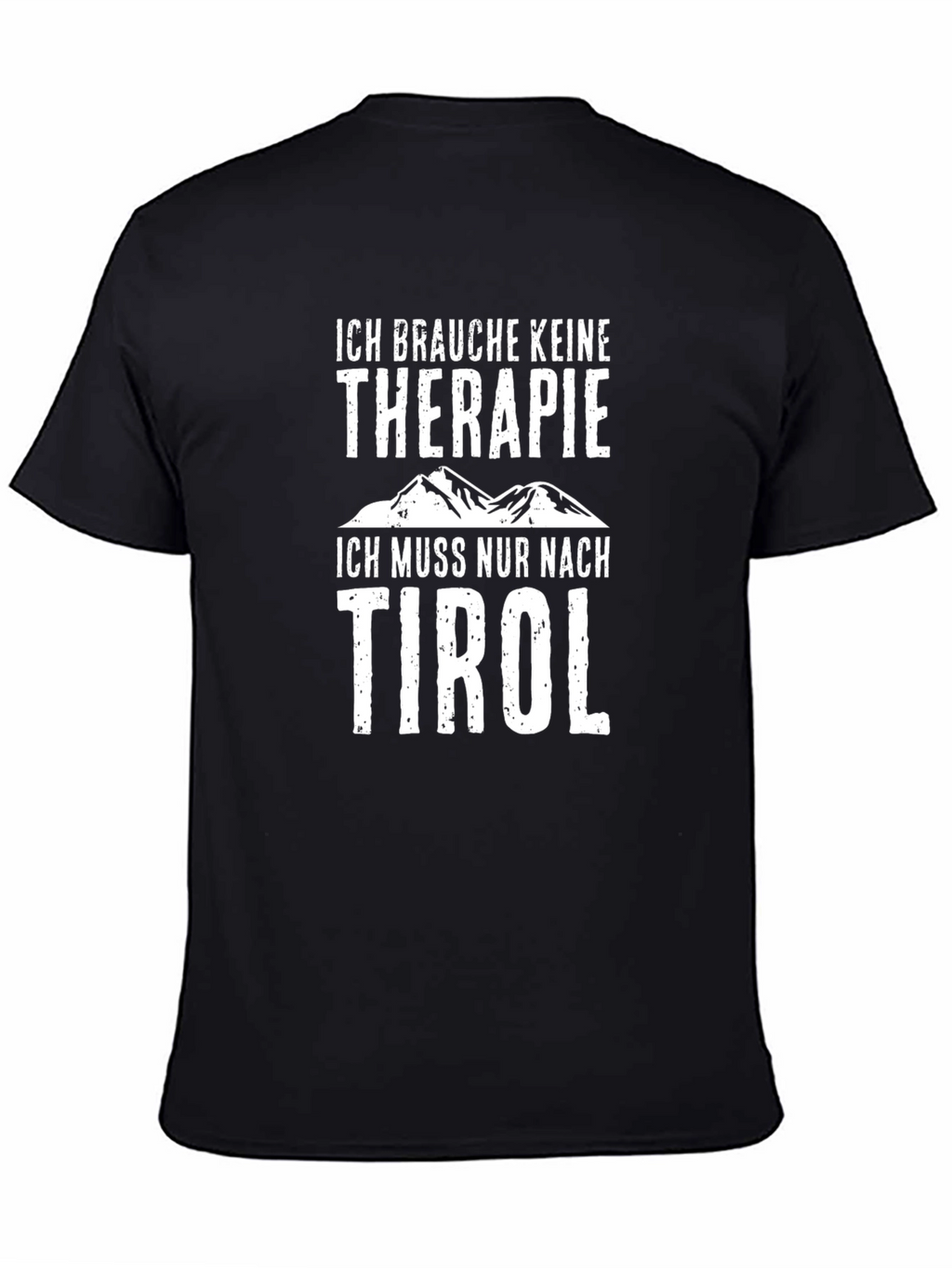 Tyrol Therapy T-Shirt - Black Cotton Tee
